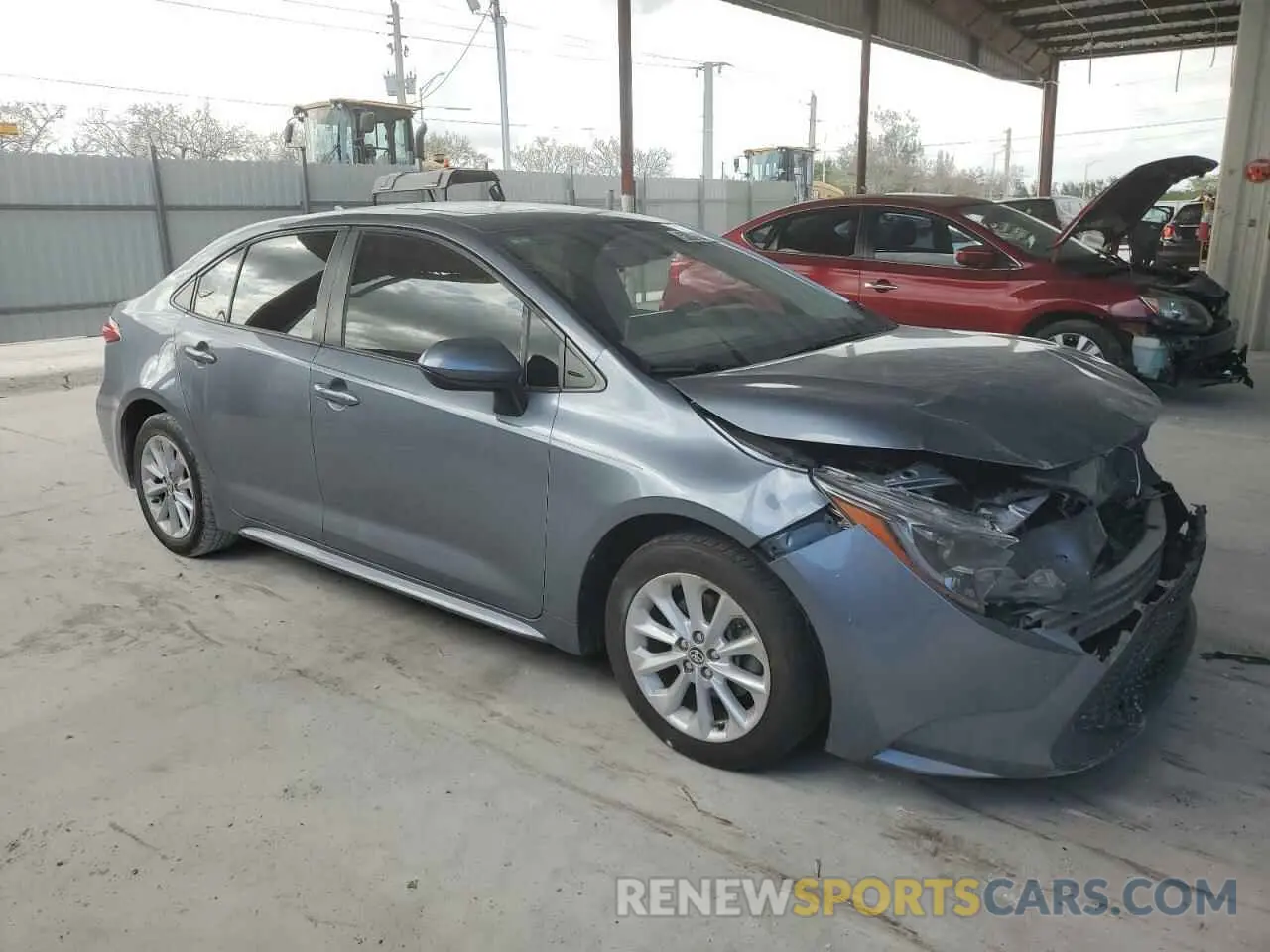 4 Photograph of a damaged car JTDHPRAE8LJ057526 TOYOTA COROLLA 2020