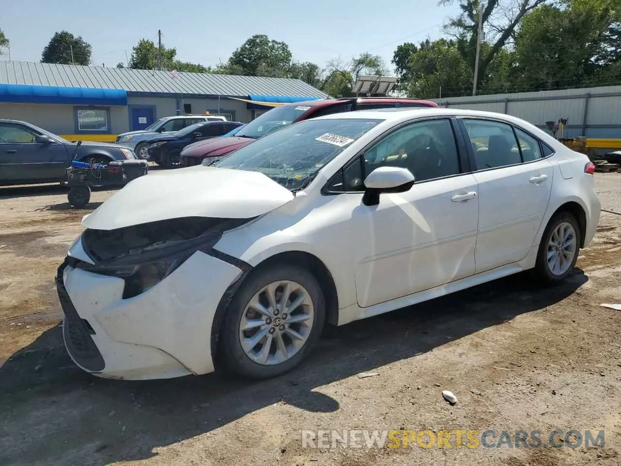 1 Photograph of a damaged car JTDHPRAE8LJ072835 TOYOTA COROLLA 2020