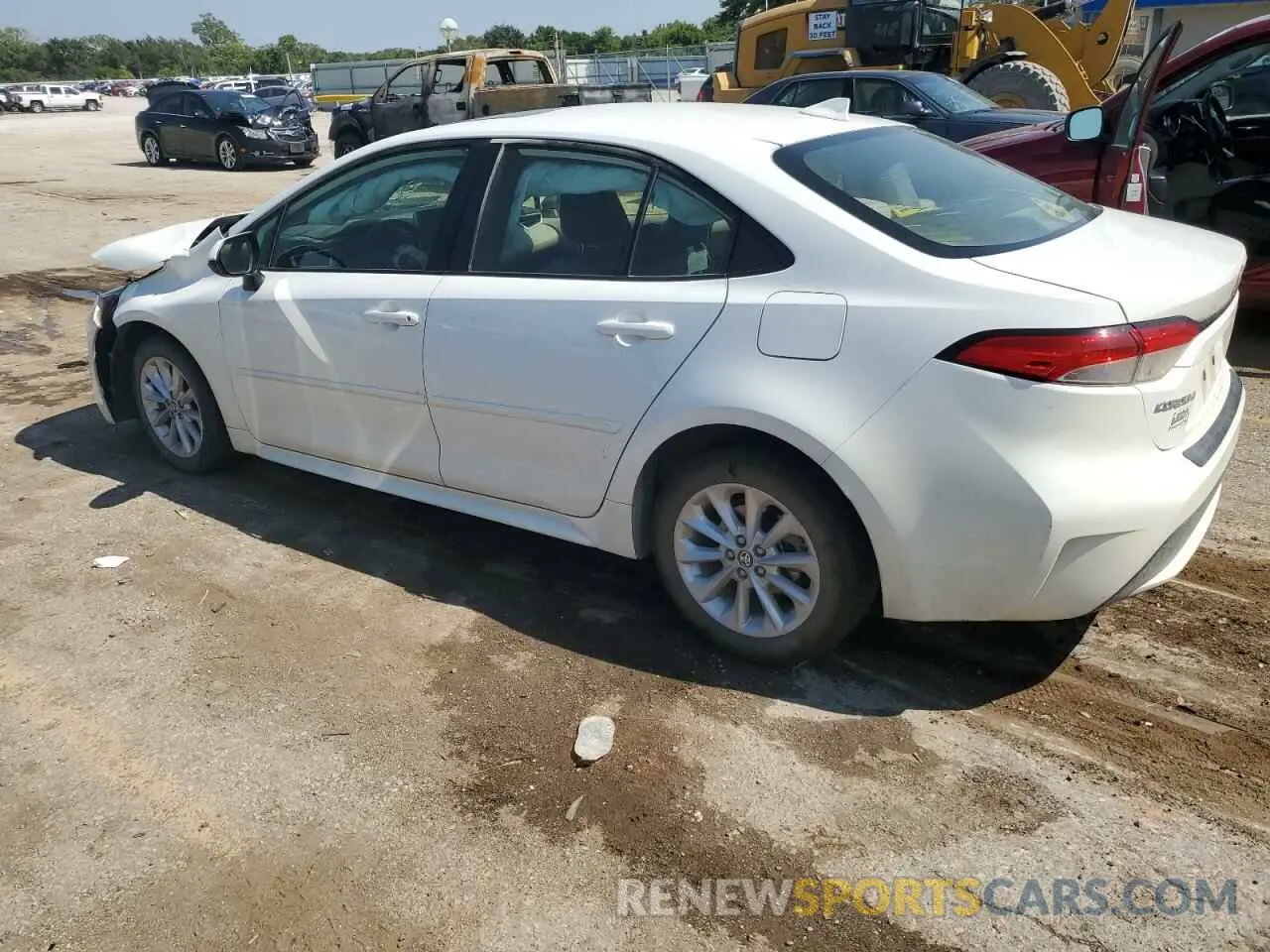 2 Photograph of a damaged car JTDHPRAE8LJ072835 TOYOTA COROLLA 2020