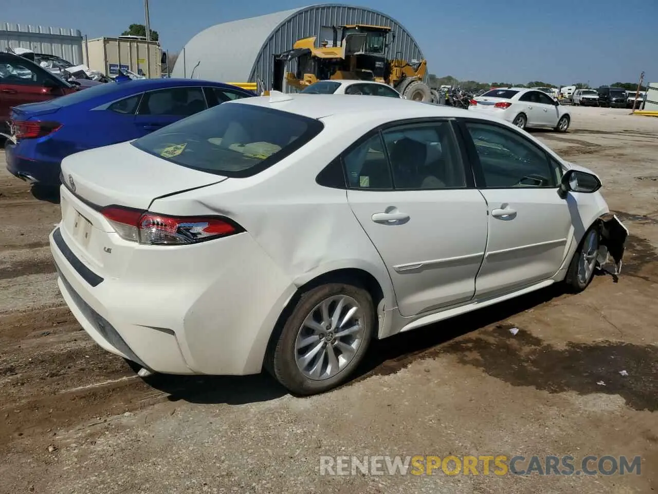 3 Photograph of a damaged car JTDHPRAE8LJ072835 TOYOTA COROLLA 2020