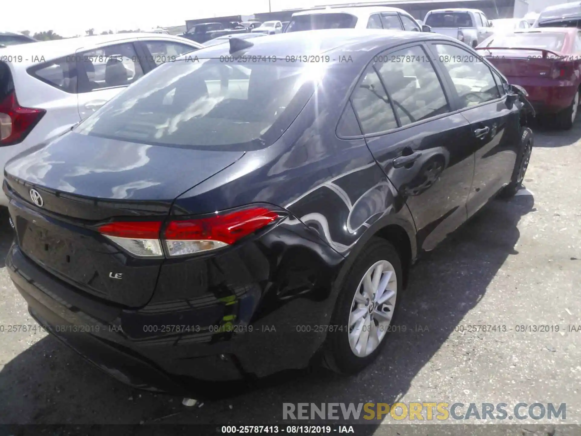 4 Photograph of a damaged car JTDHPRAE9LJ010067 TOYOTA COROLLA 2020