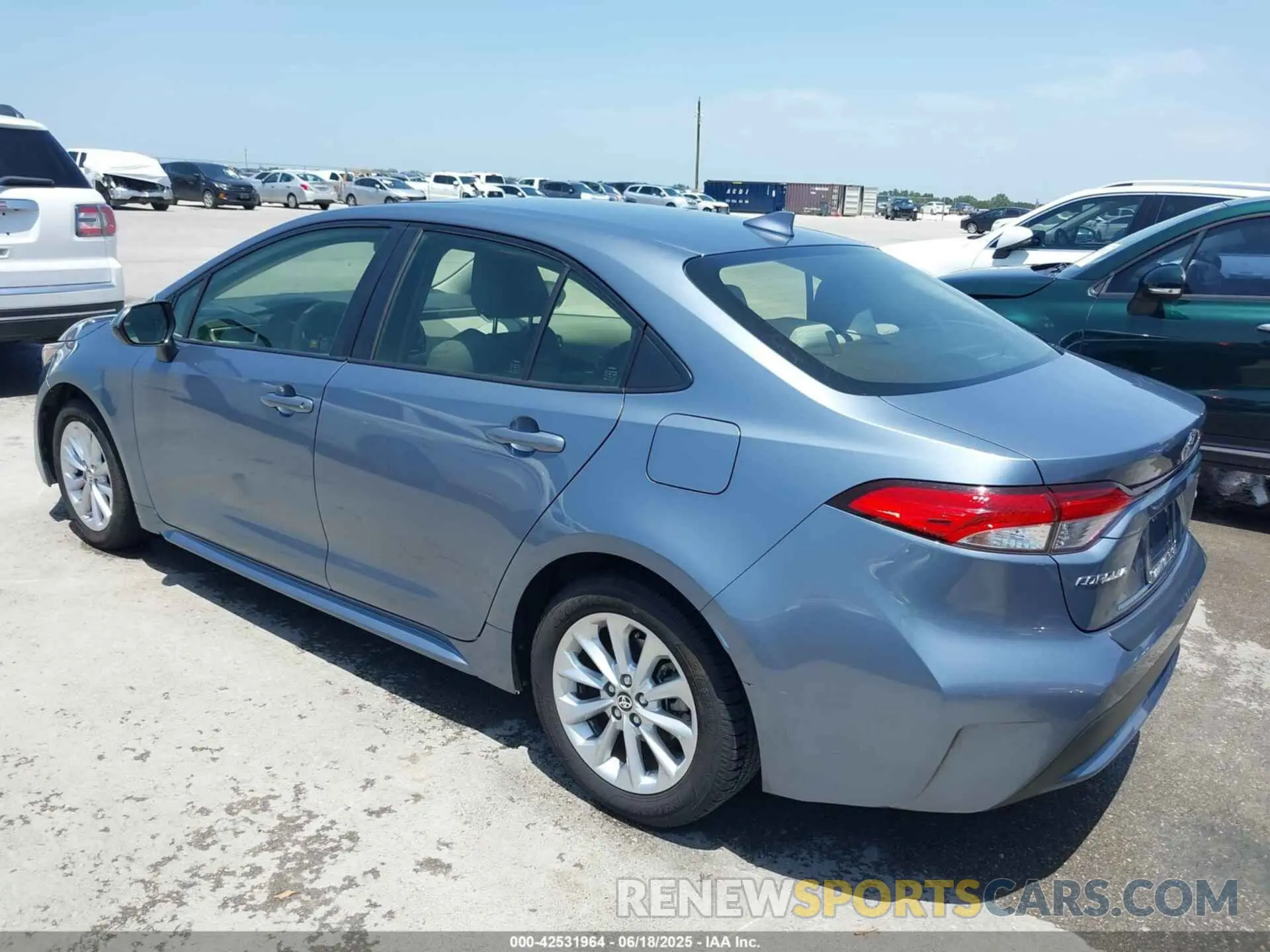 3 Photograph of a damaged car JTDHPRAE9LJ025068 TOYOTA COROLLA 2020