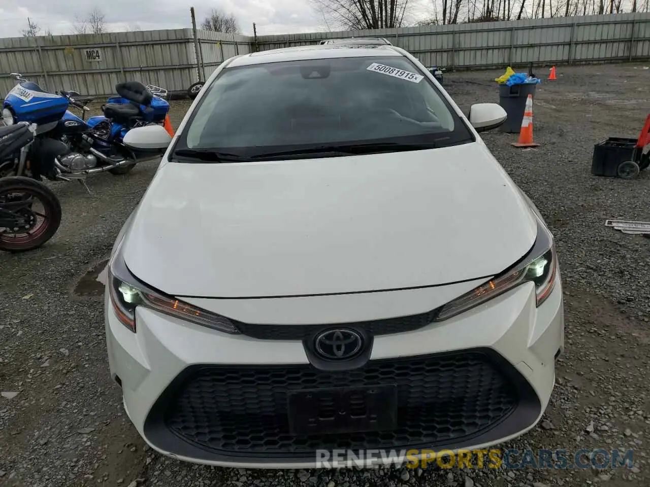 5 Photograph of a damaged car JTDHPRAE9LJ025152 TOYOTA COROLLA 2020