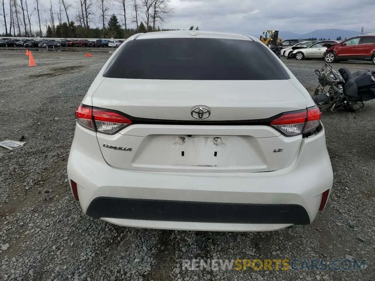 6 Photograph of a damaged car JTDHPRAE9LJ025152 TOYOTA COROLLA 2020