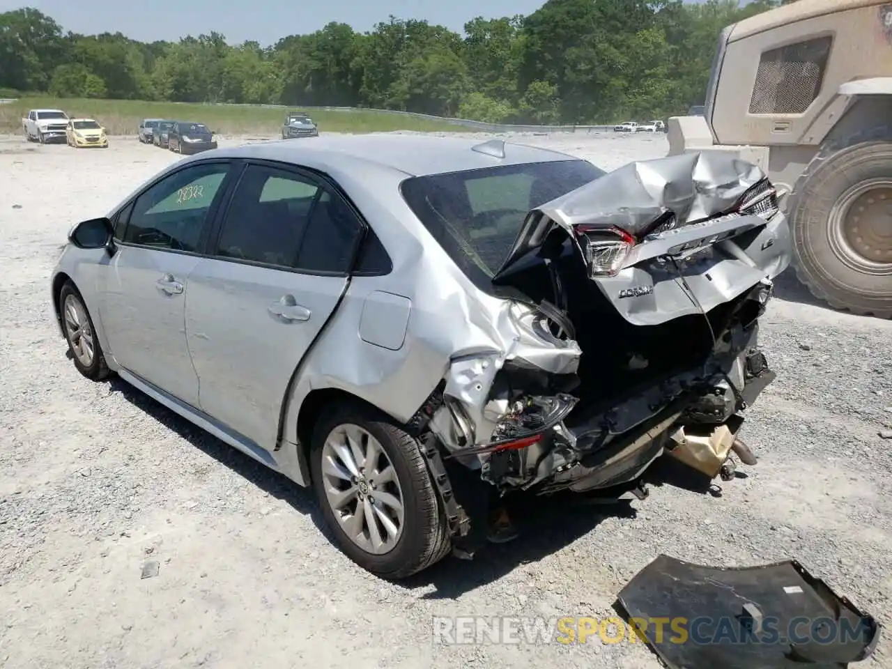 3 Photograph of a damaged car JTDHPRAE9LJ070866 TOYOTA COROLLA 2020