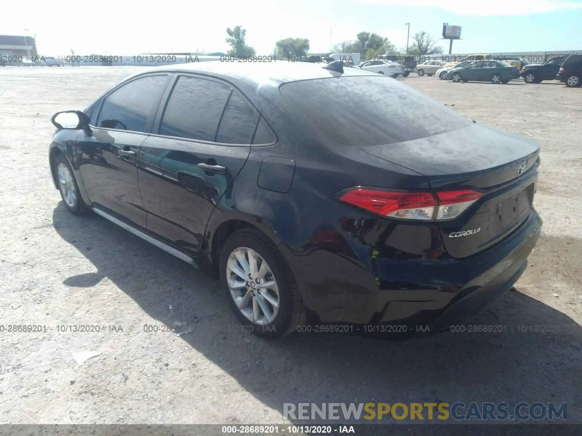 3 Photograph of a damaged car JTDHPRAEXLJ000308 TOYOTA COROLLA 2020