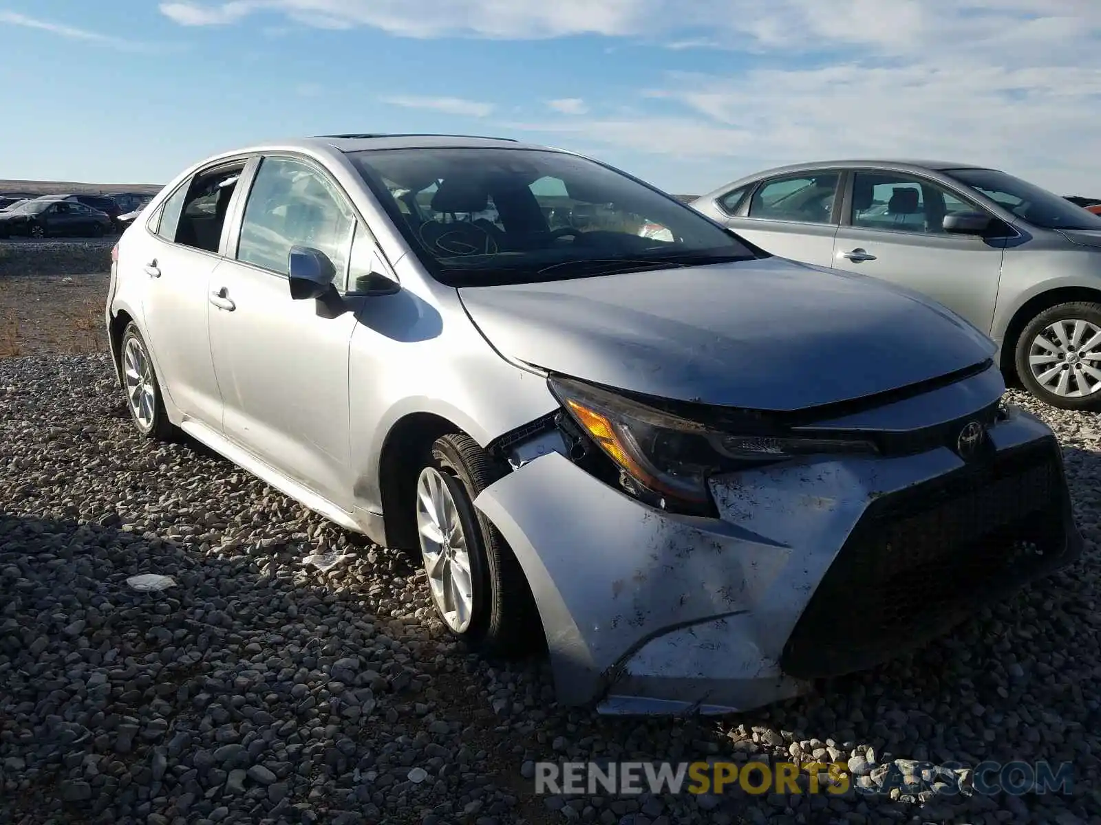 1 Photograph of a damaged car JTDHPRAEXLJ001782 TOYOTA COROLLA 2020