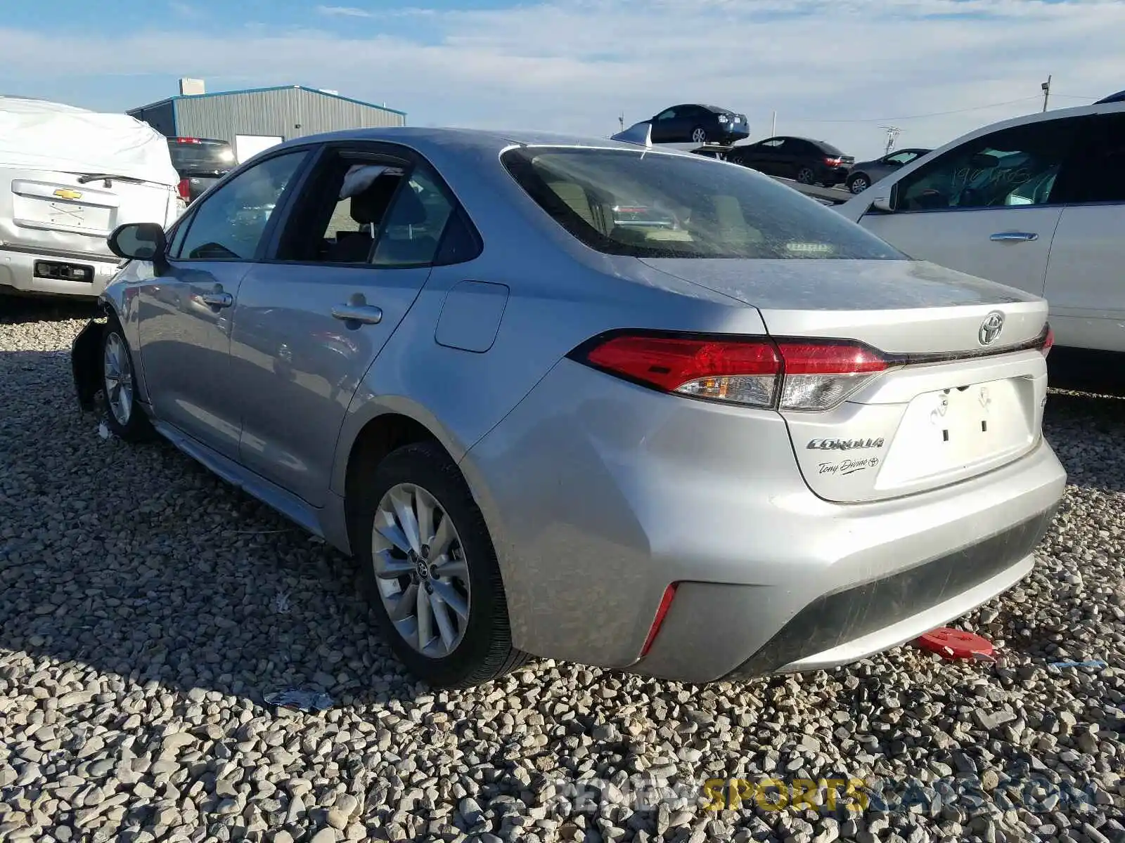 3 Photograph of a damaged car JTDHPRAEXLJ001782 TOYOTA COROLLA 2020