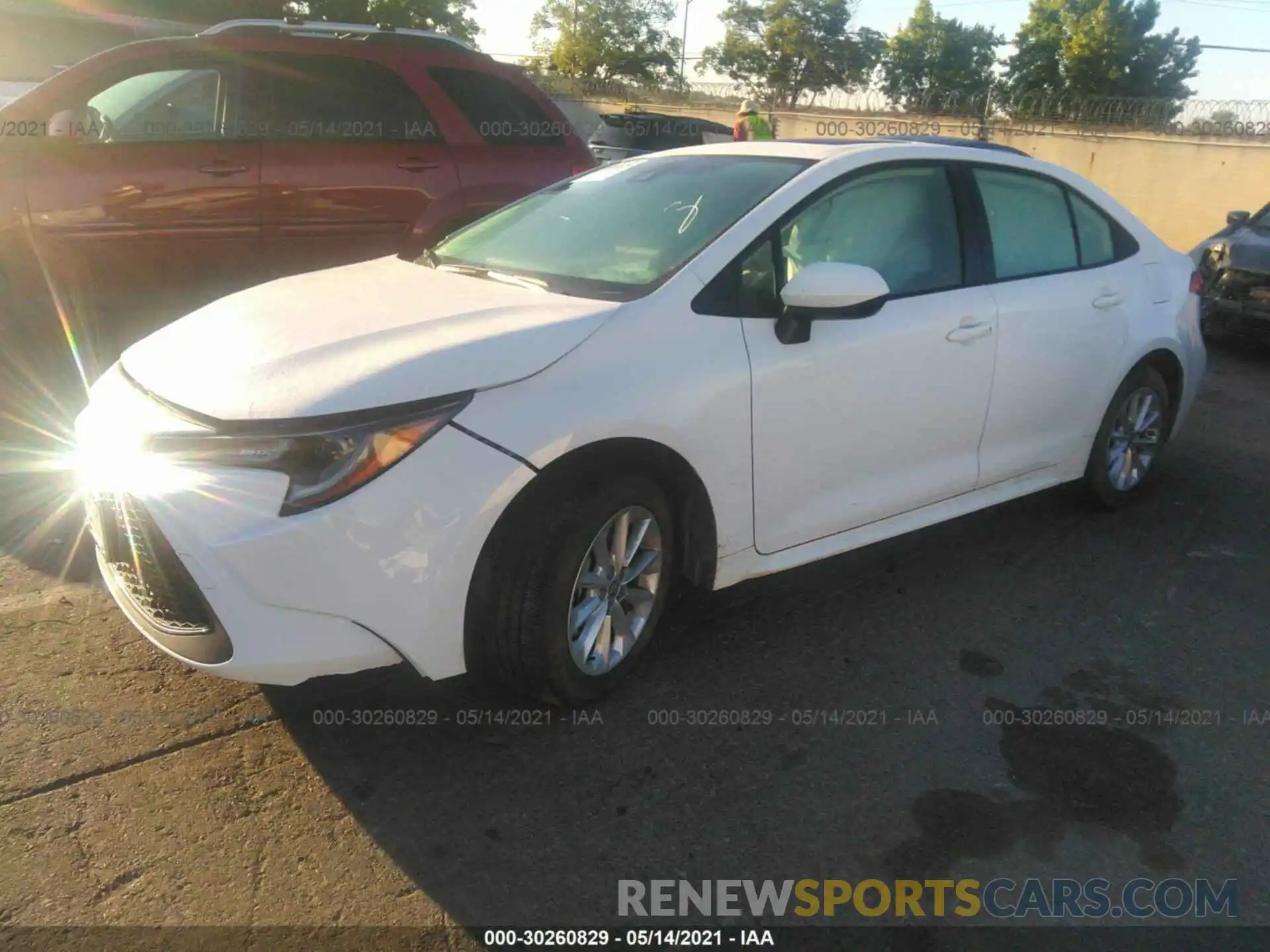 2 Photograph of a damaged car JTDHPRAEXLJ008876 TOYOTA COROLLA 2020