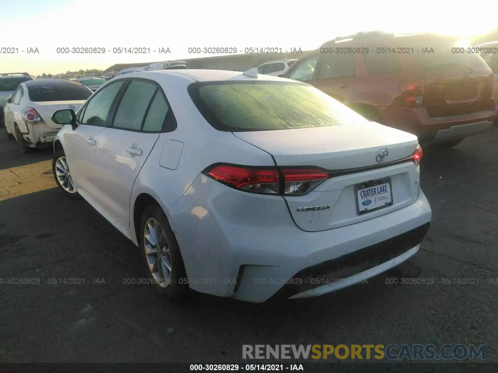 3 Photograph of a damaged car JTDHPRAEXLJ008876 TOYOTA COROLLA 2020