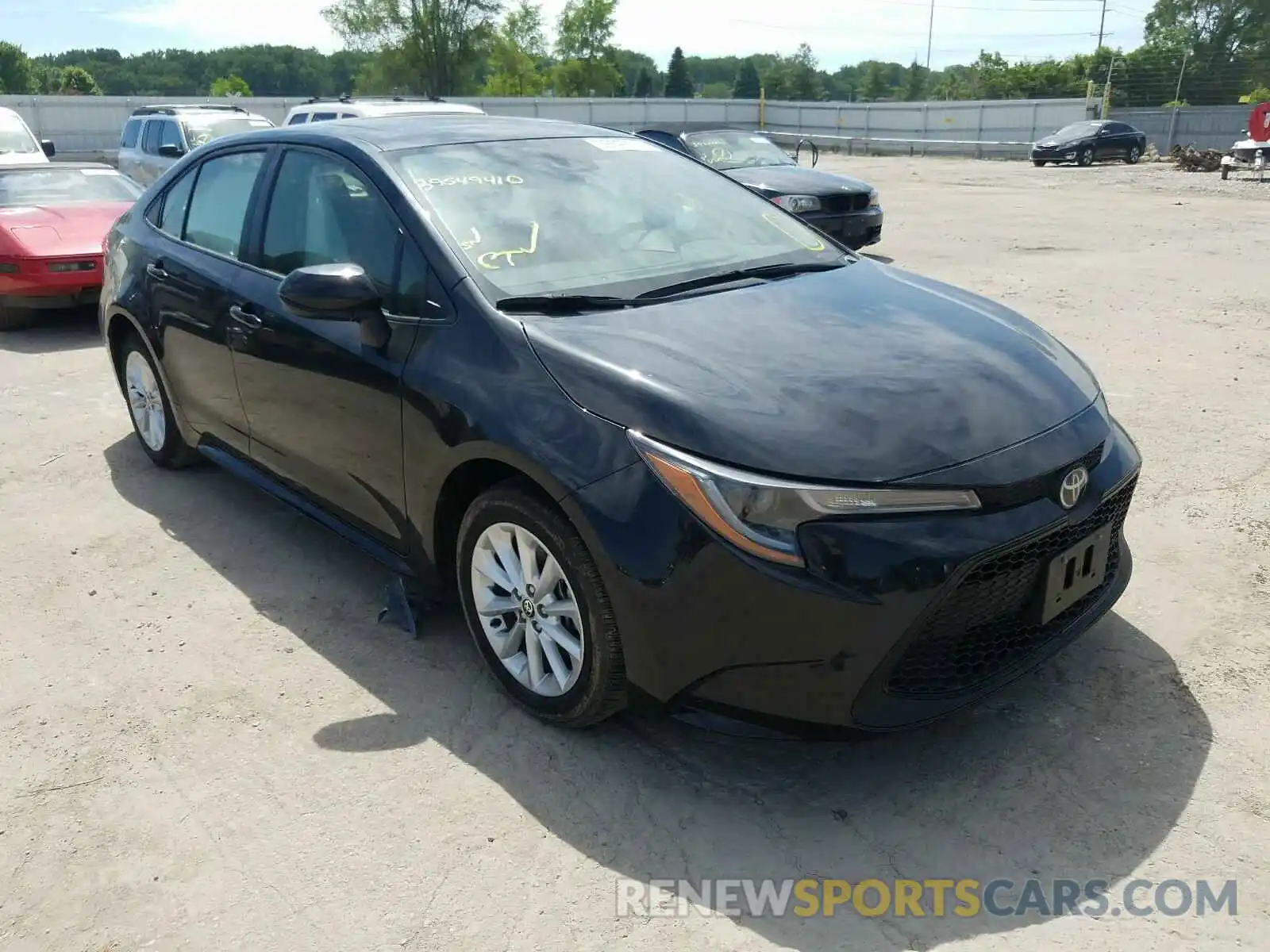 1 Photograph of a damaged car JTDHPRAEXLJ036189 TOYOTA COROLLA 2020