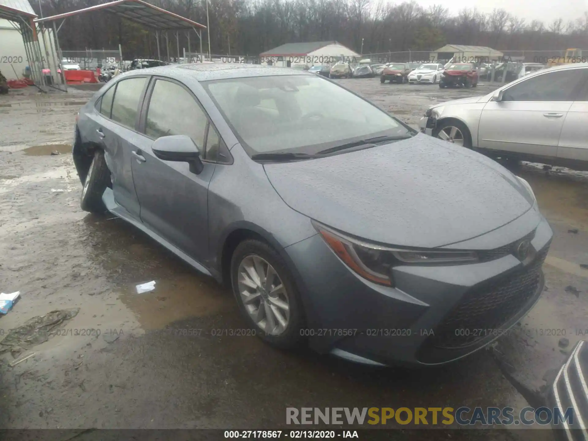 1 Photograph of a damaged car JTDHPRAEXLJ039755 TOYOTA COROLLA 2020