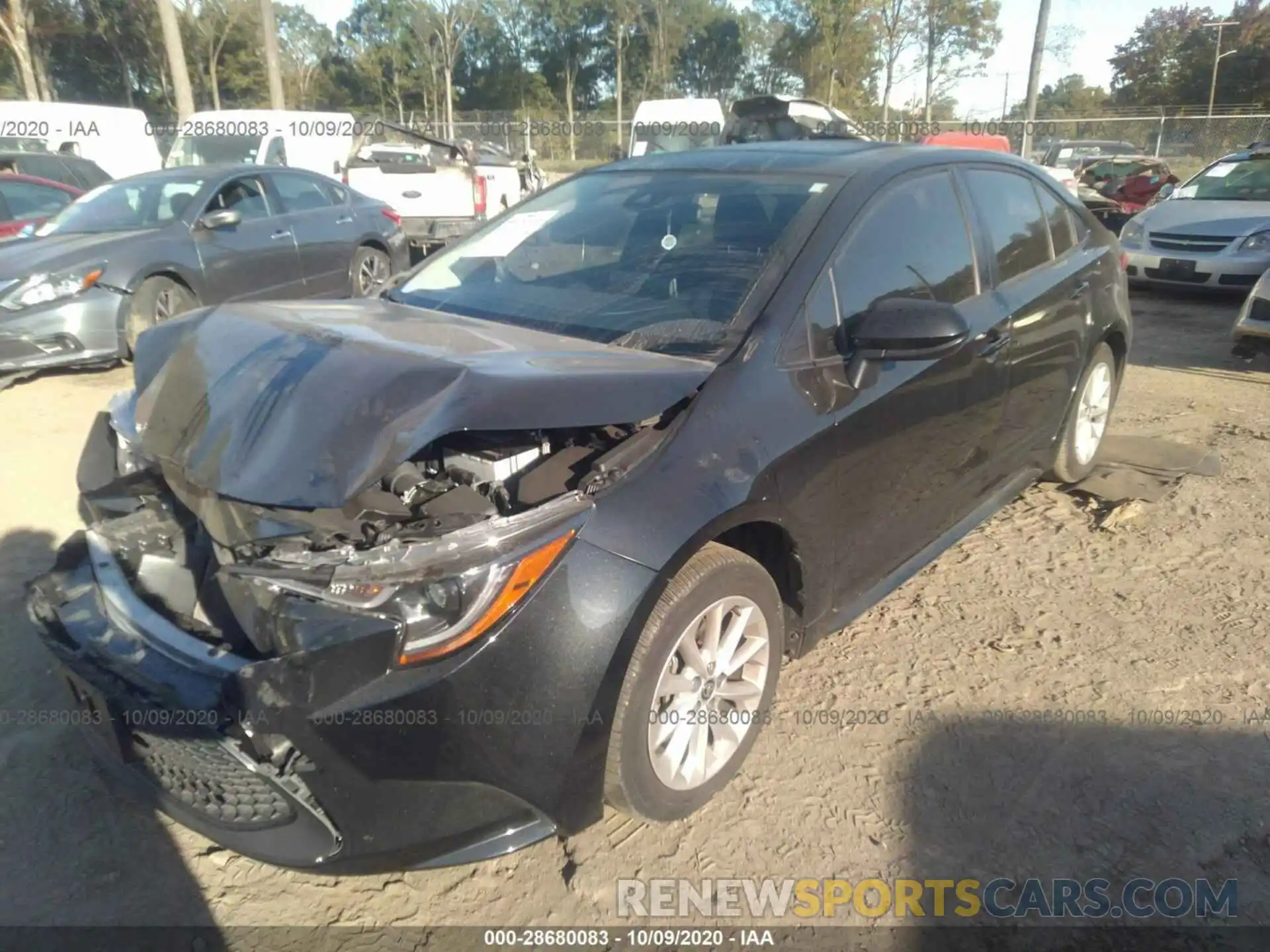 2 Photograph of a damaged car JTDHPRAEXLJ046155 TOYOTA COROLLA 2020