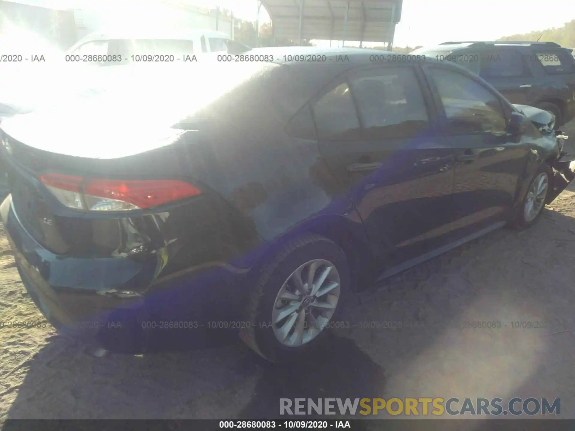 4 Photograph of a damaged car JTDHPRAEXLJ046155 TOYOTA COROLLA 2020