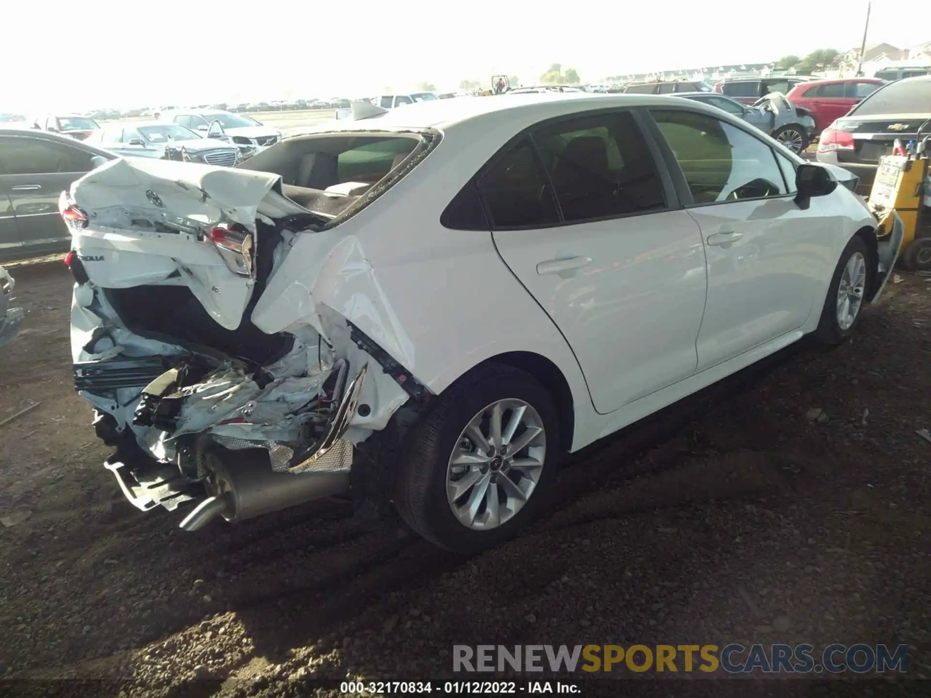 4 Photograph of a damaged car JTDHPRAEXLJ066549 TOYOTA COROLLA 2020