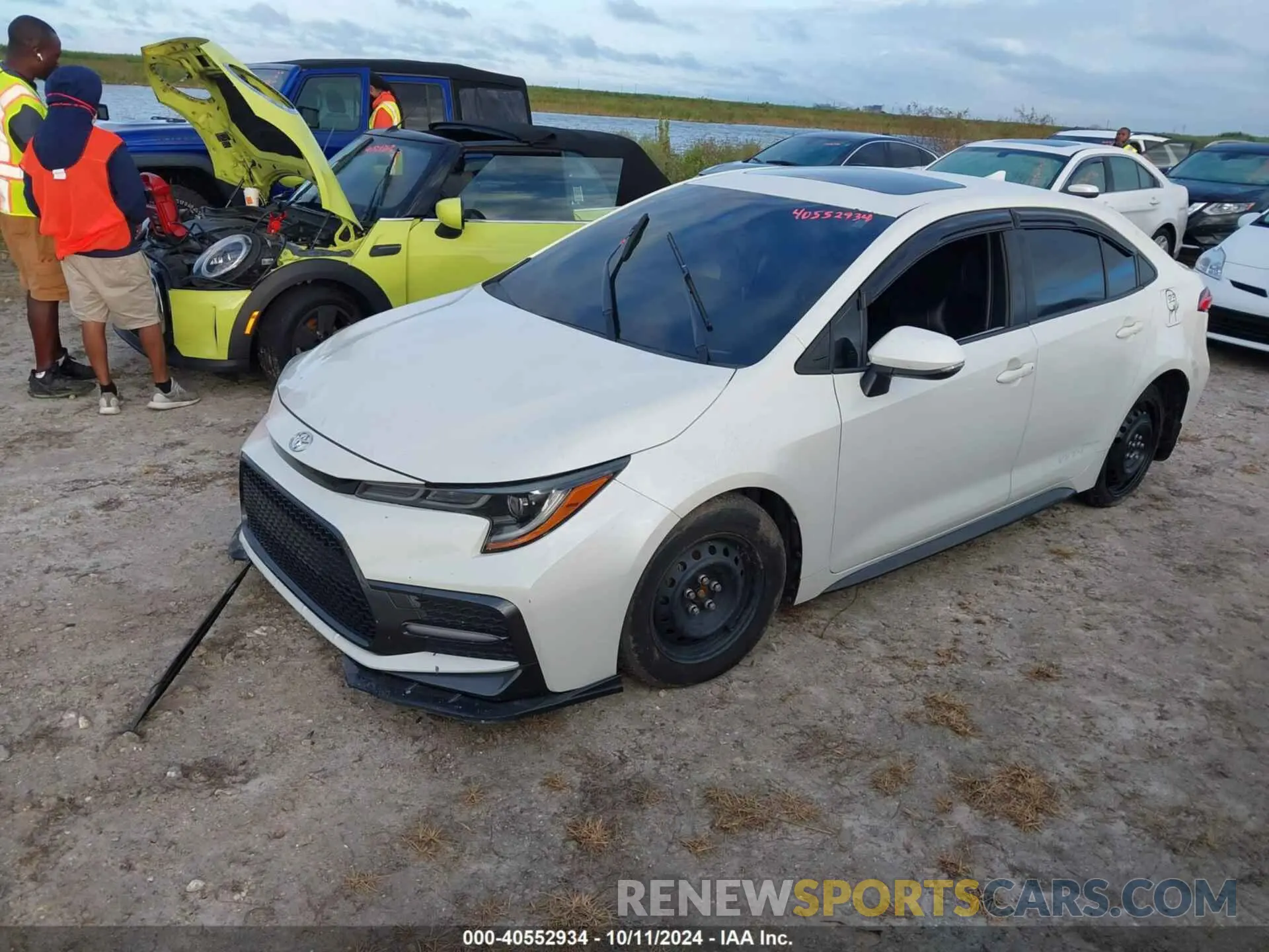 2 Photograph of a damaged car JTDM4RCE0LJ036268 TOYOTA COROLLA 2020