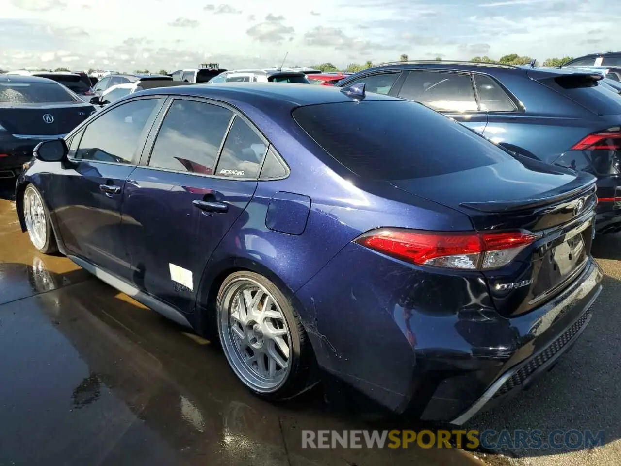 2 Photograph of a damaged car JTDM4RCE1LJ008737 TOYOTA COROLLA 2020