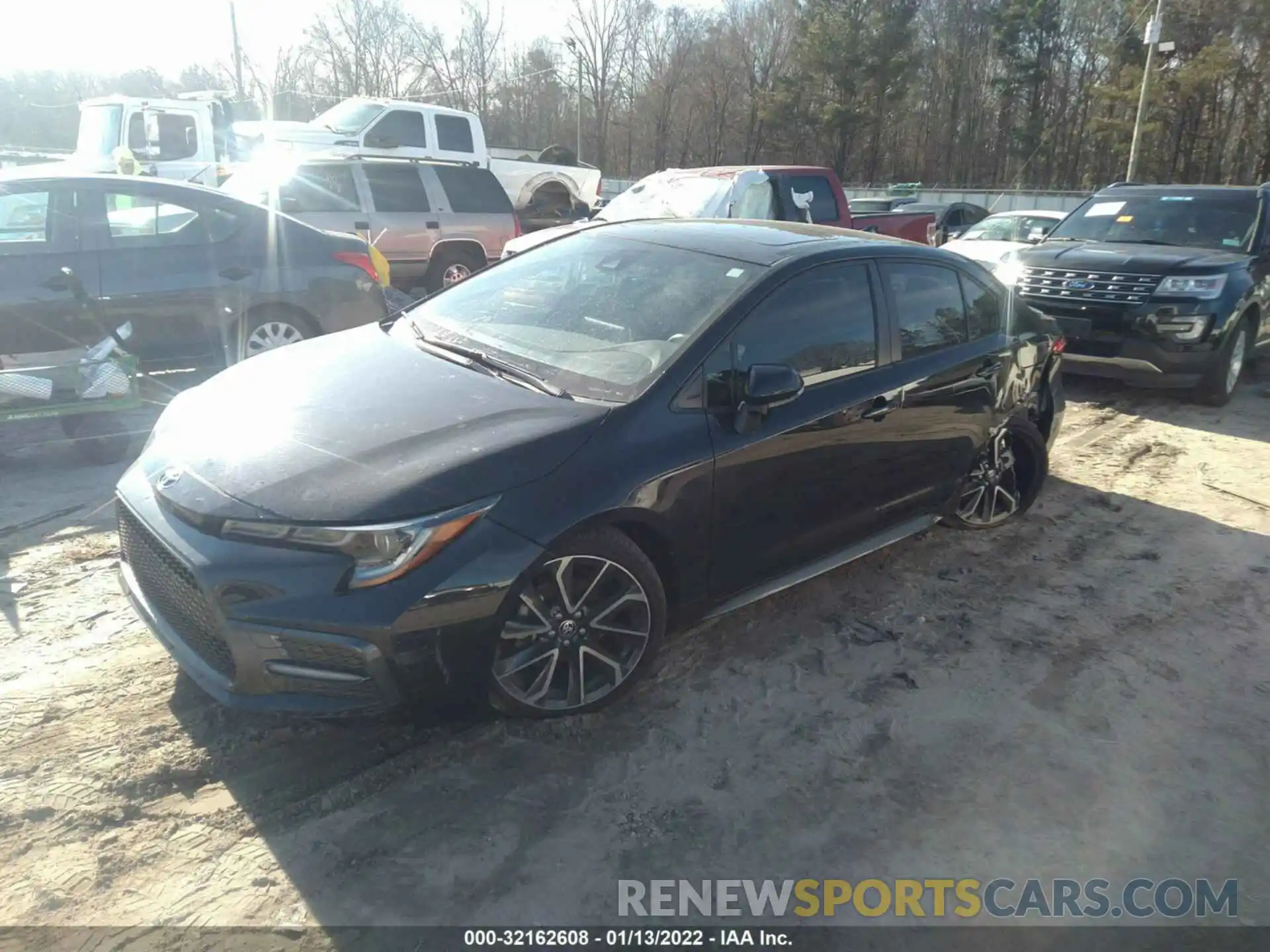 2 Photograph of a damaged car JTDM4RCE4LJ040257 TOYOTA COROLLA 2020