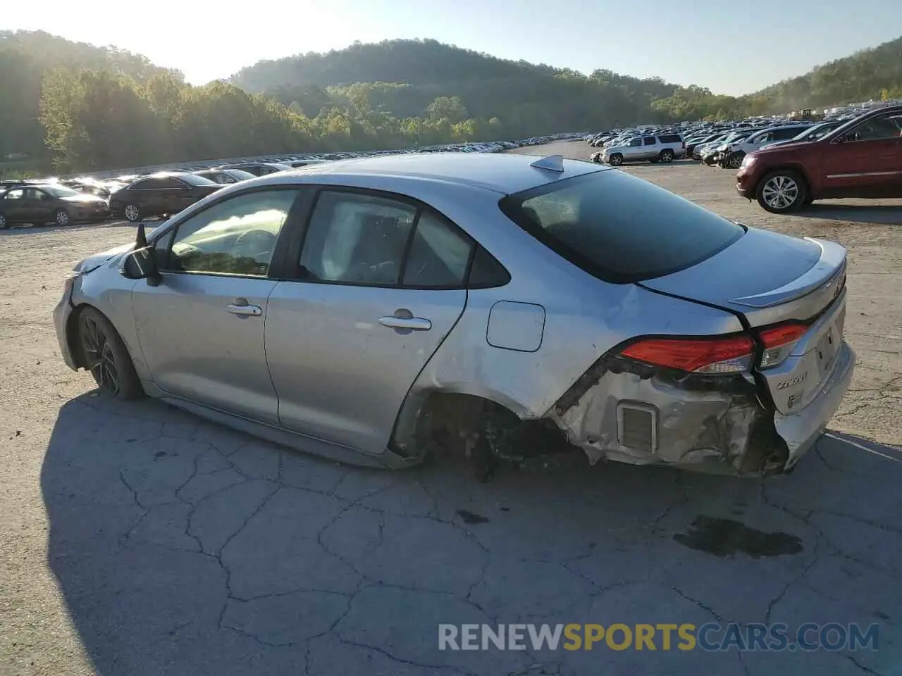 2 Photograph of a damaged car JTDM4RCE5LJ012158 TOYOTA COROLLA 2020