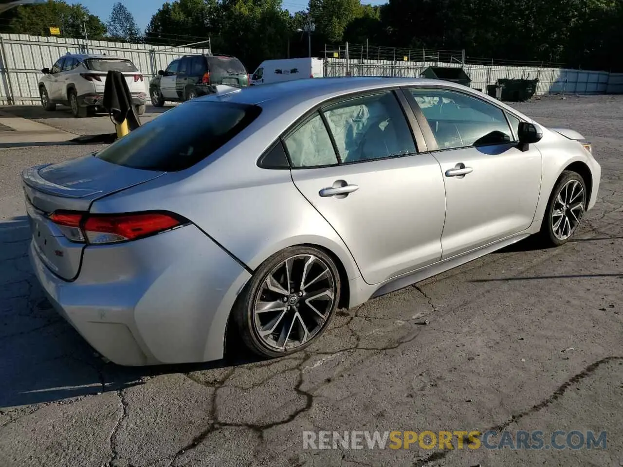 3 Photograph of a damaged car JTDM4RCE5LJ012158 TOYOTA COROLLA 2020