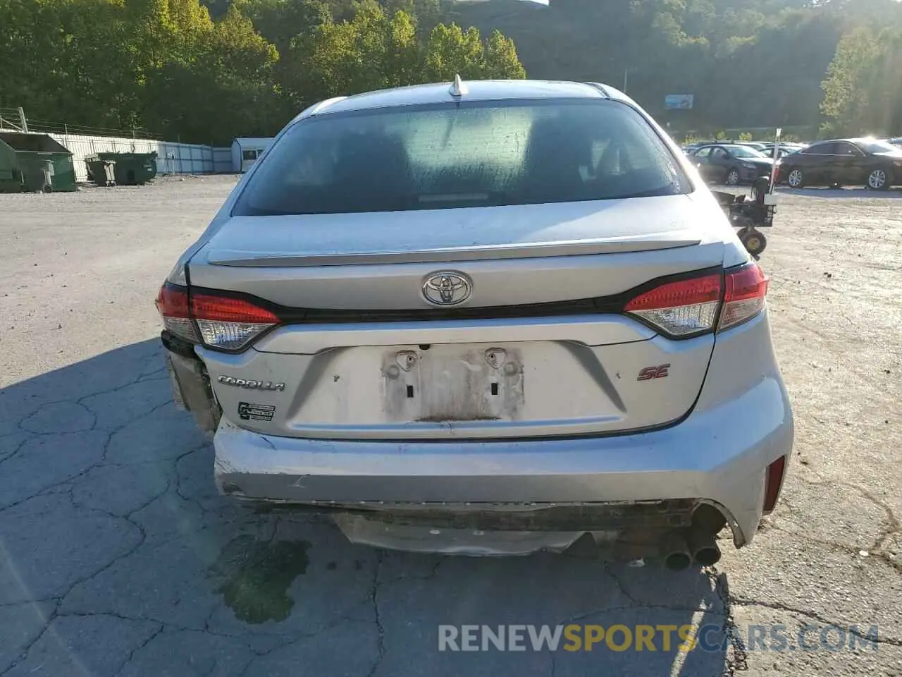 6 Photograph of a damaged car JTDM4RCE5LJ012158 TOYOTA COROLLA 2020