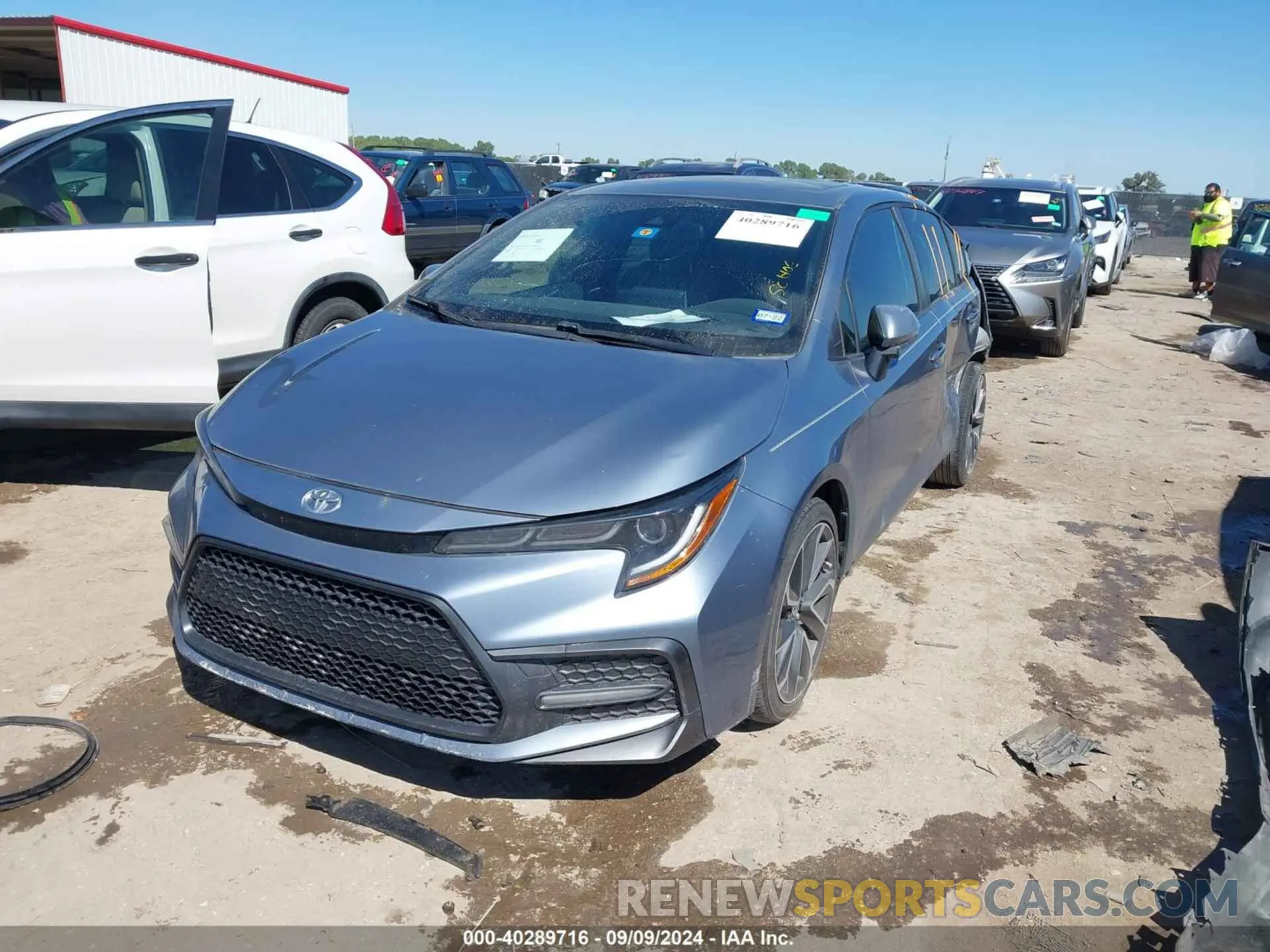 2 Photograph of a damaged car JTDM4RCE8LJ017130 TOYOTA COROLLA 2020