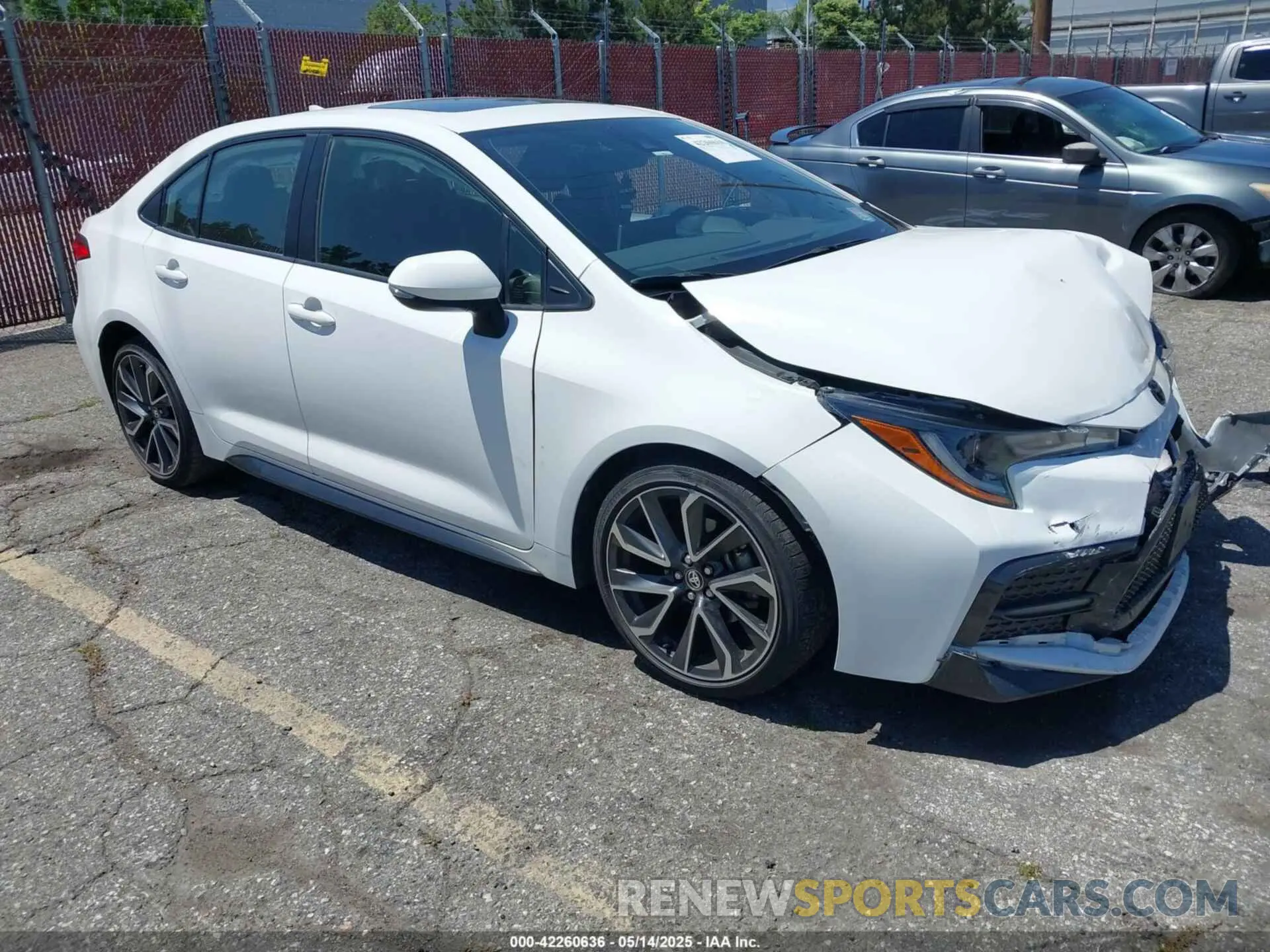 1 Photograph of a damaged car JTDM4RCE9LJ045406 TOYOTA COROLLA 2020