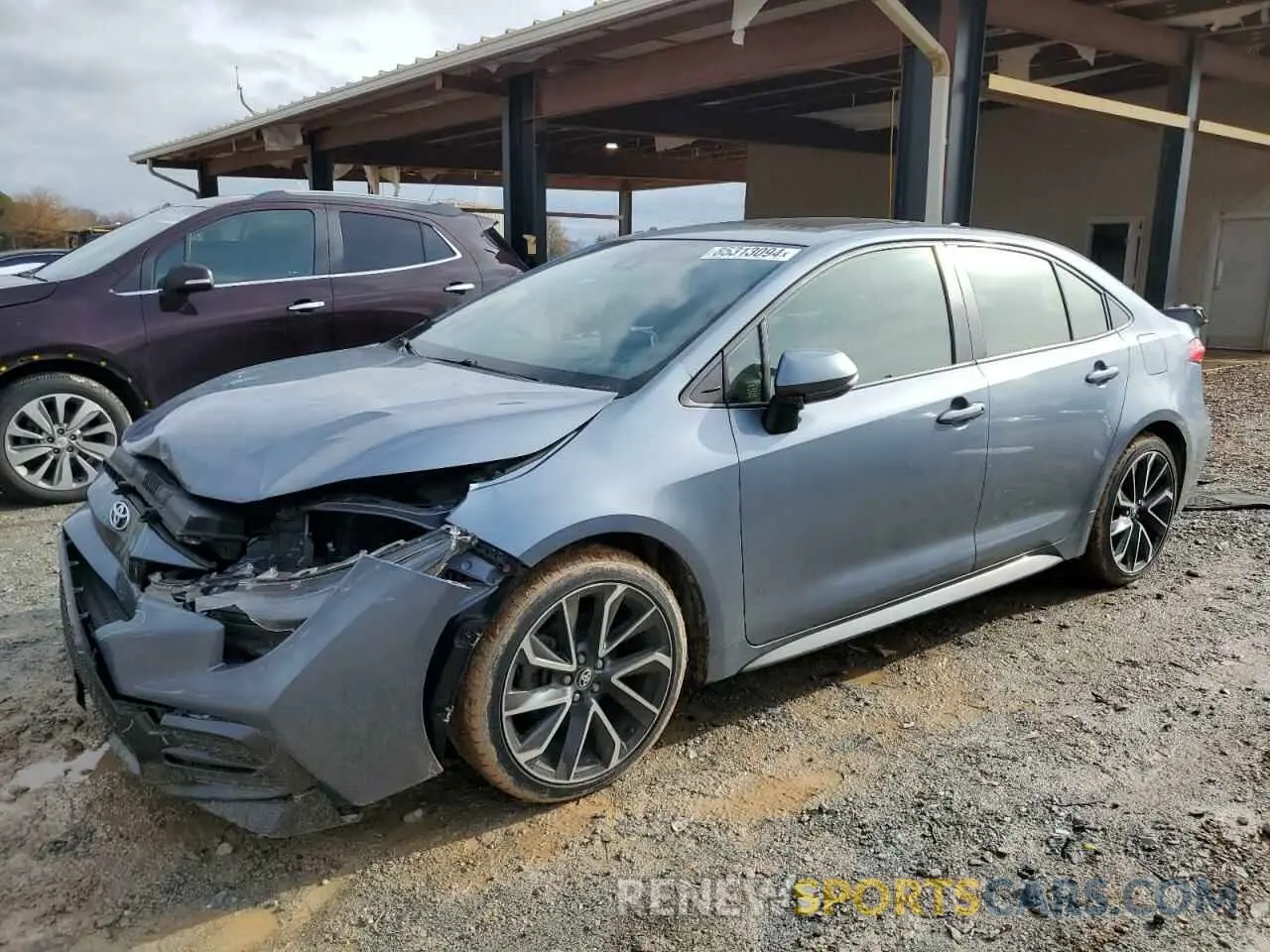 1 Photograph of a damaged car JTDM4RCE9LJ052422 TOYOTA COROLLA 2020