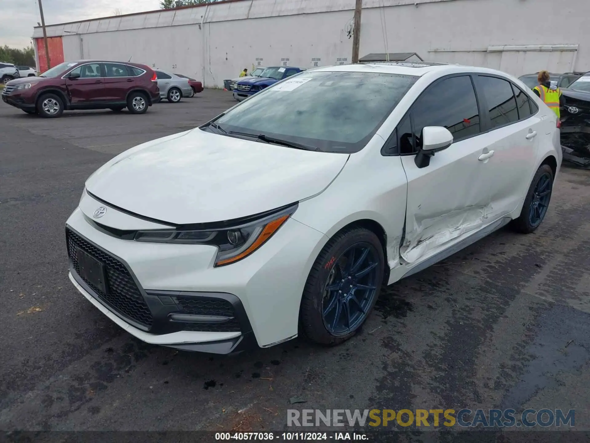2 Photograph of a damaged car JTDM4RCEXLJ041686 TOYOTA COROLLA 2020
