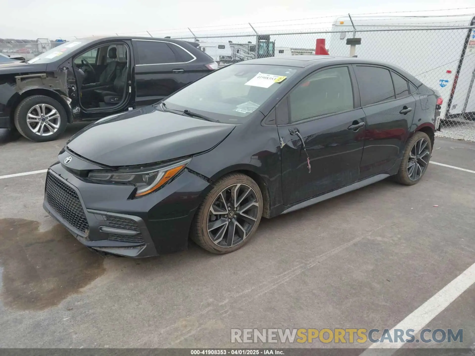 2 Photograph of a damaged car JTDP4RCE0LJ008905 TOYOTA COROLLA 2020