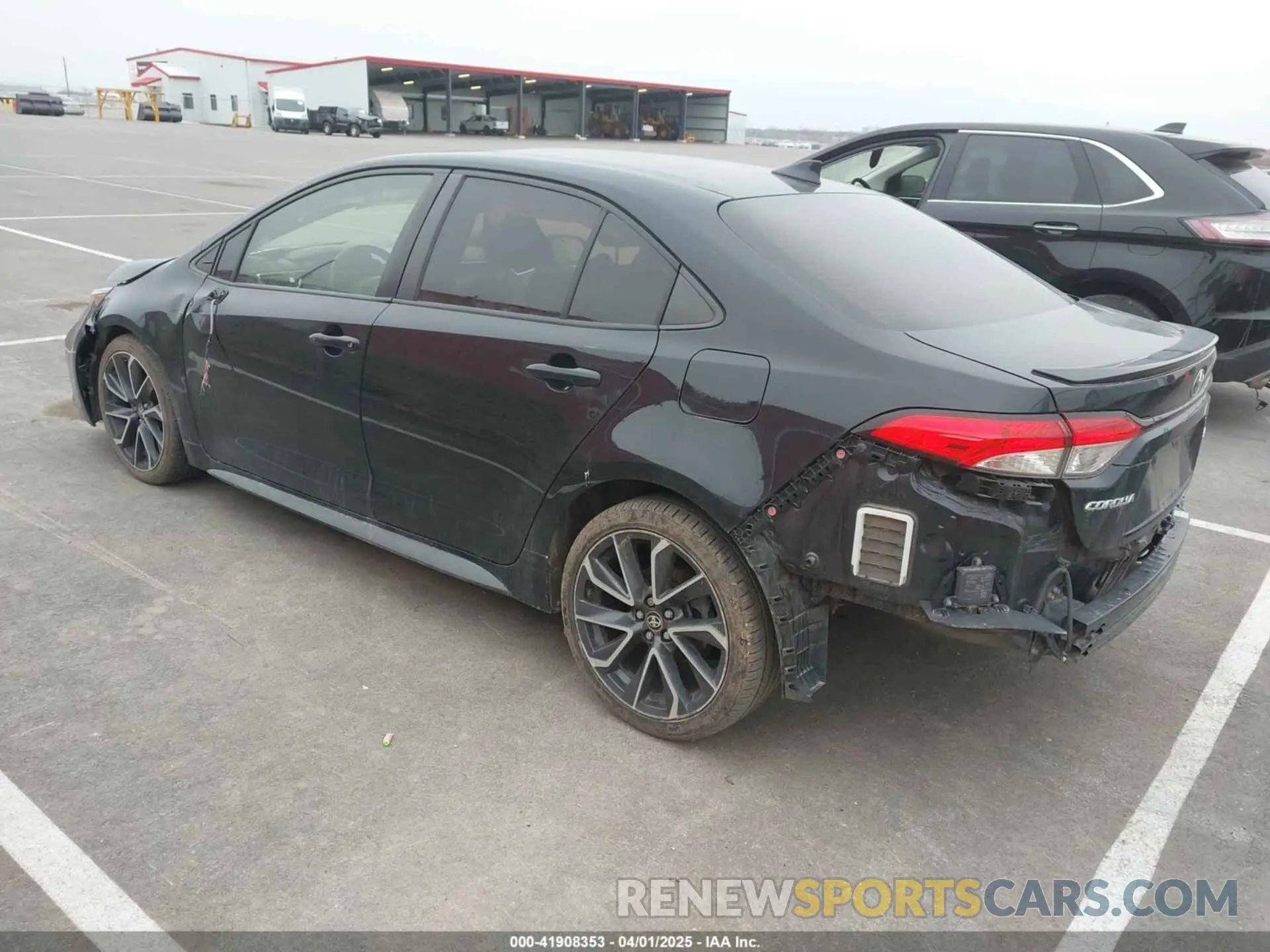 3 Photograph of a damaged car JTDP4RCE0LJ008905 TOYOTA COROLLA 2020