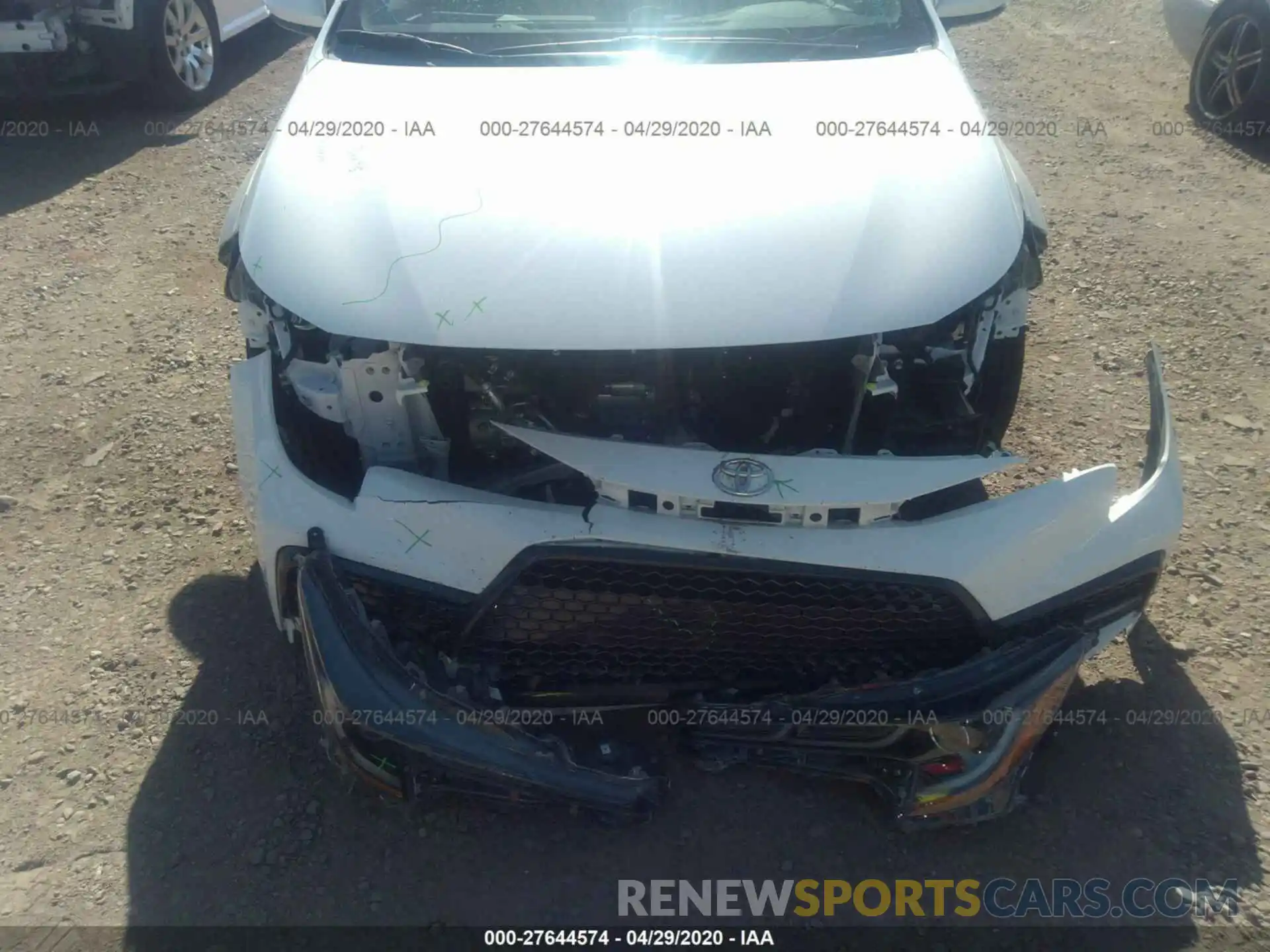 6 Photograph of a damaged car JTDP4RCE0LJ016972 TOYOTA COROLLA 2020