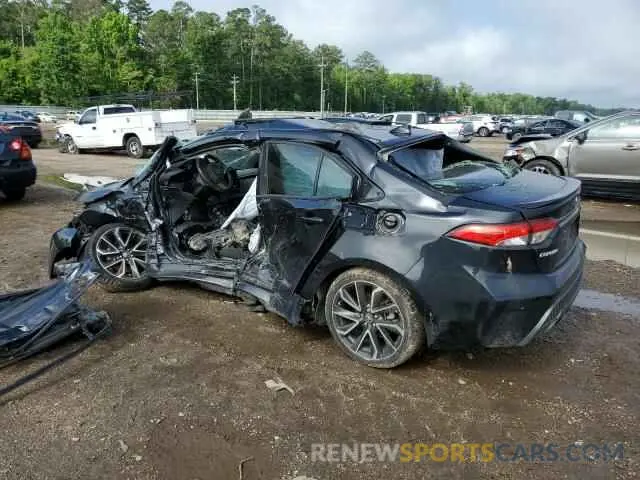 2 Photograph of a damaged car JTDP4RCE0LJ029995 TOYOTA COROLLA 2020
