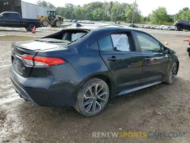 3 Photograph of a damaged car JTDP4RCE0LJ029995 TOYOTA COROLLA 2020