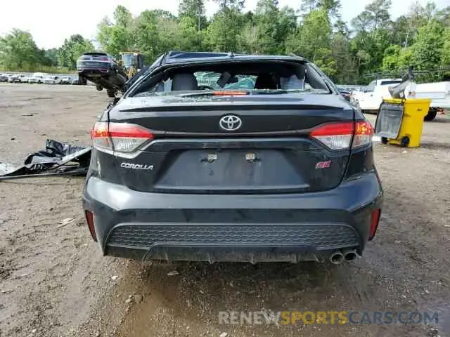 6 Photograph of a damaged car JTDP4RCE0LJ029995 TOYOTA COROLLA 2020