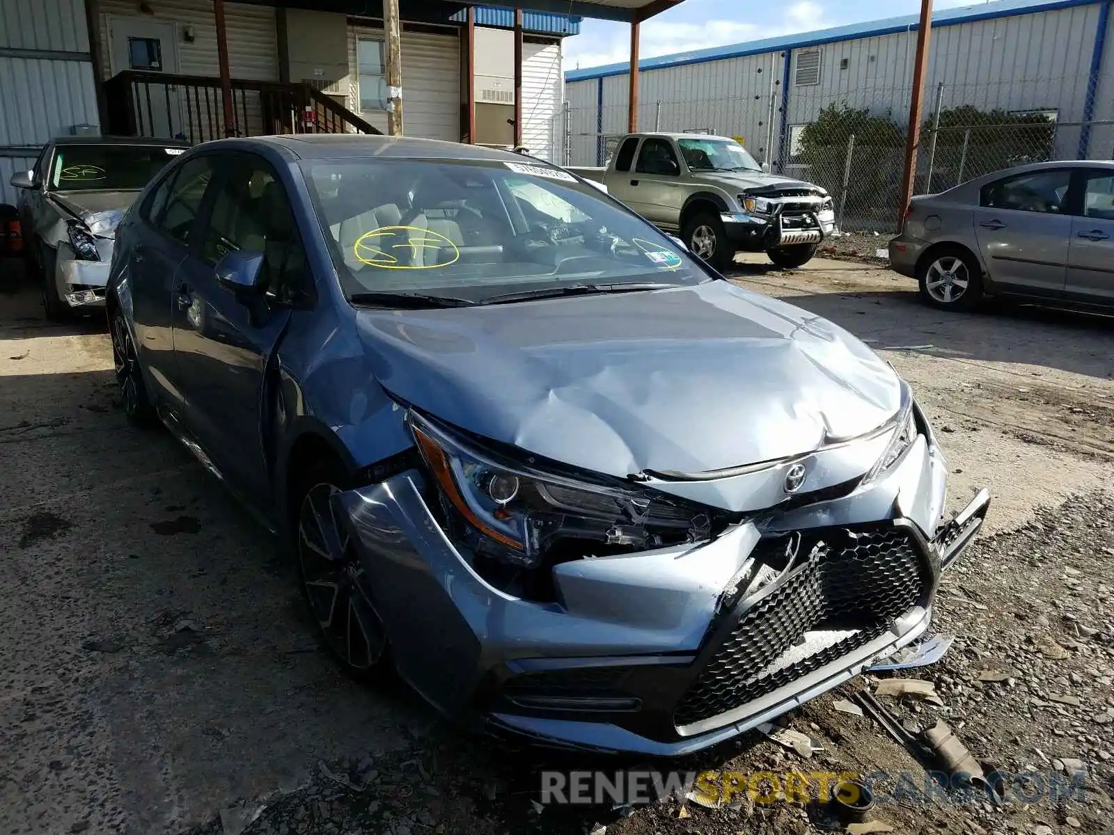 1 Photograph of a damaged car JTDP4RCE0LJ032069 TOYOTA COROLLA 2020