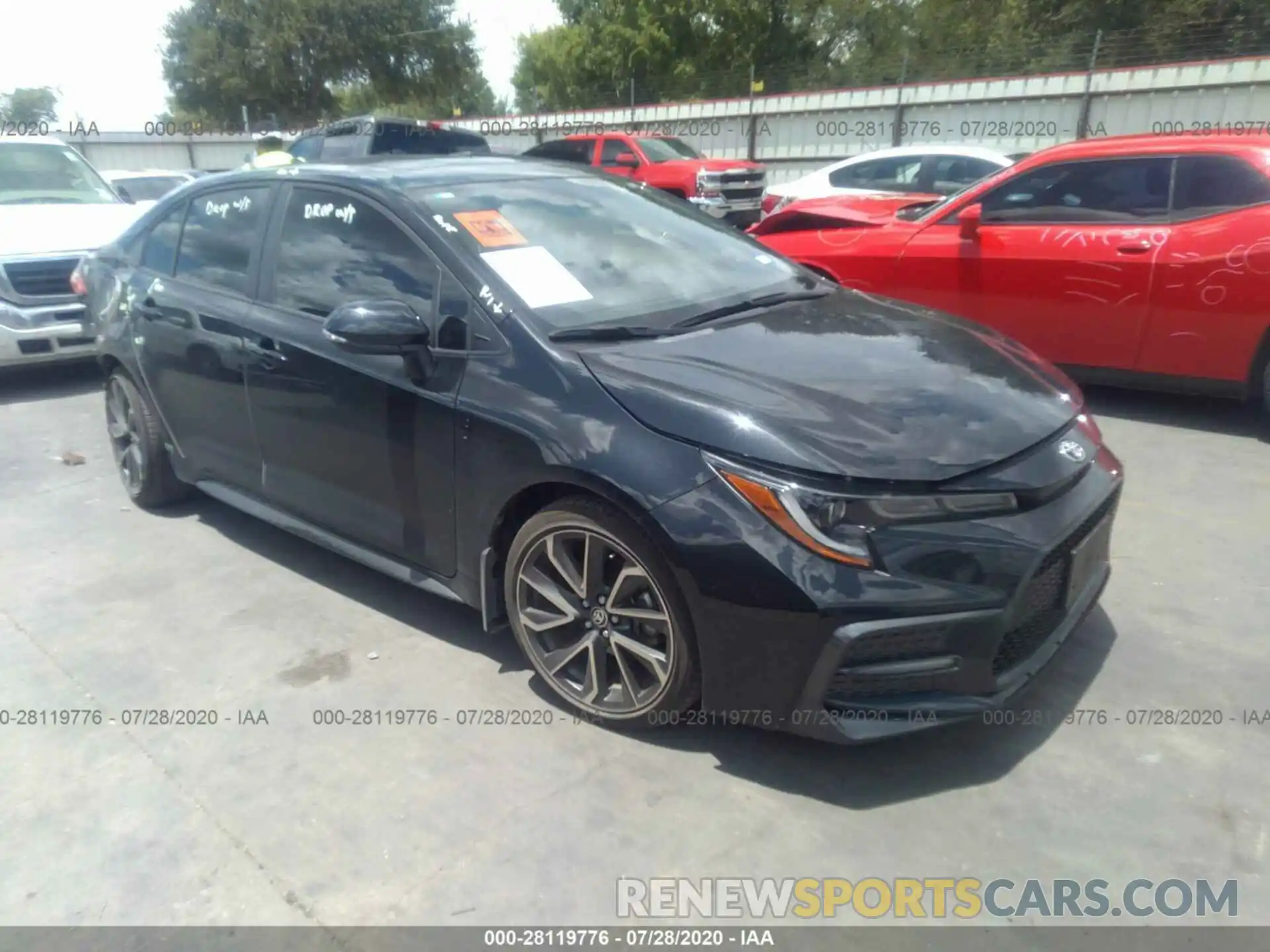 1 Photograph of a damaged car JTDP4RCE0LJ039233 TOYOTA COROLLA 2020