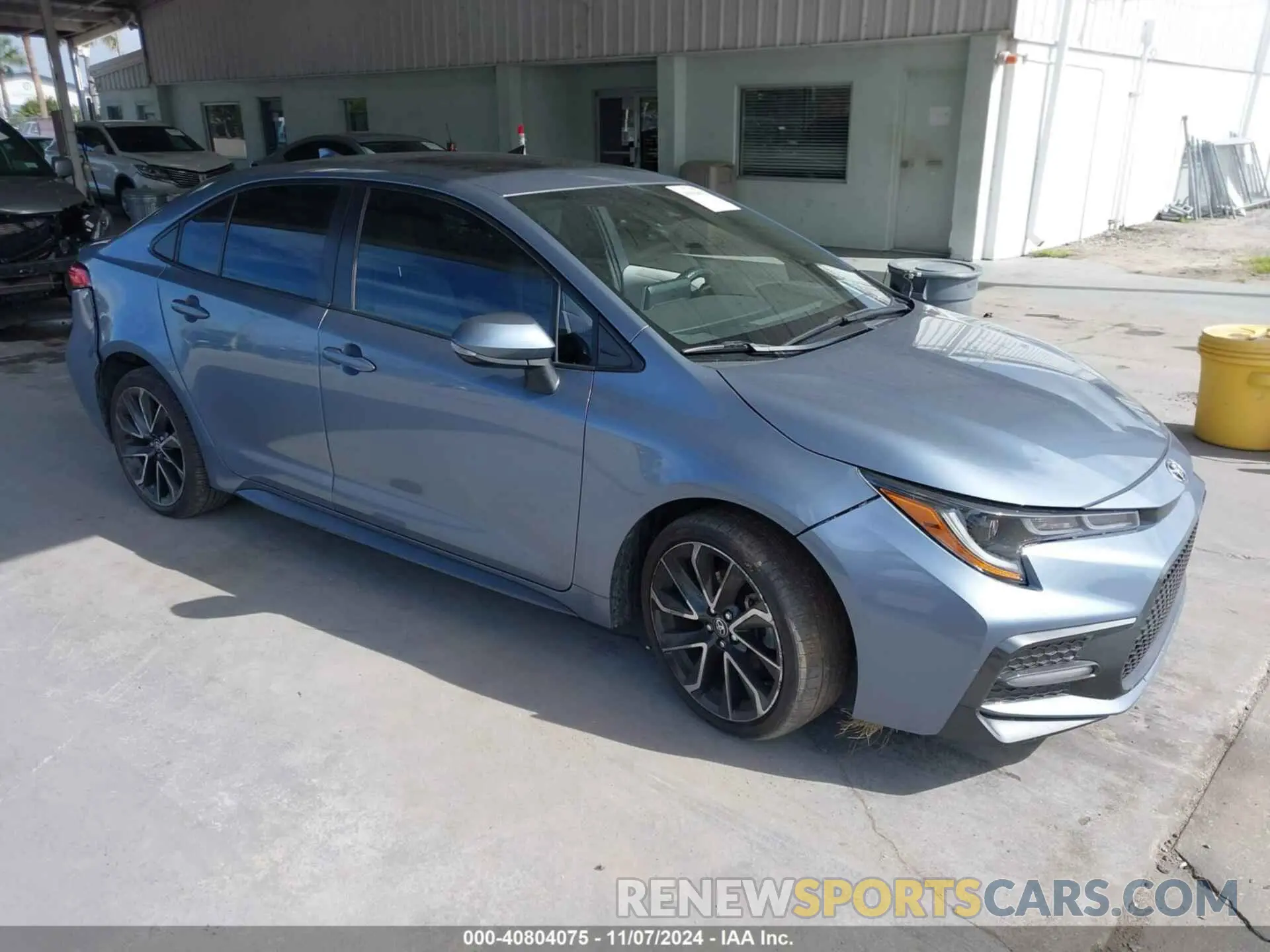 1 Photograph of a damaged car JTDP4RCE0LJ042326 TOYOTA COROLLA 2020