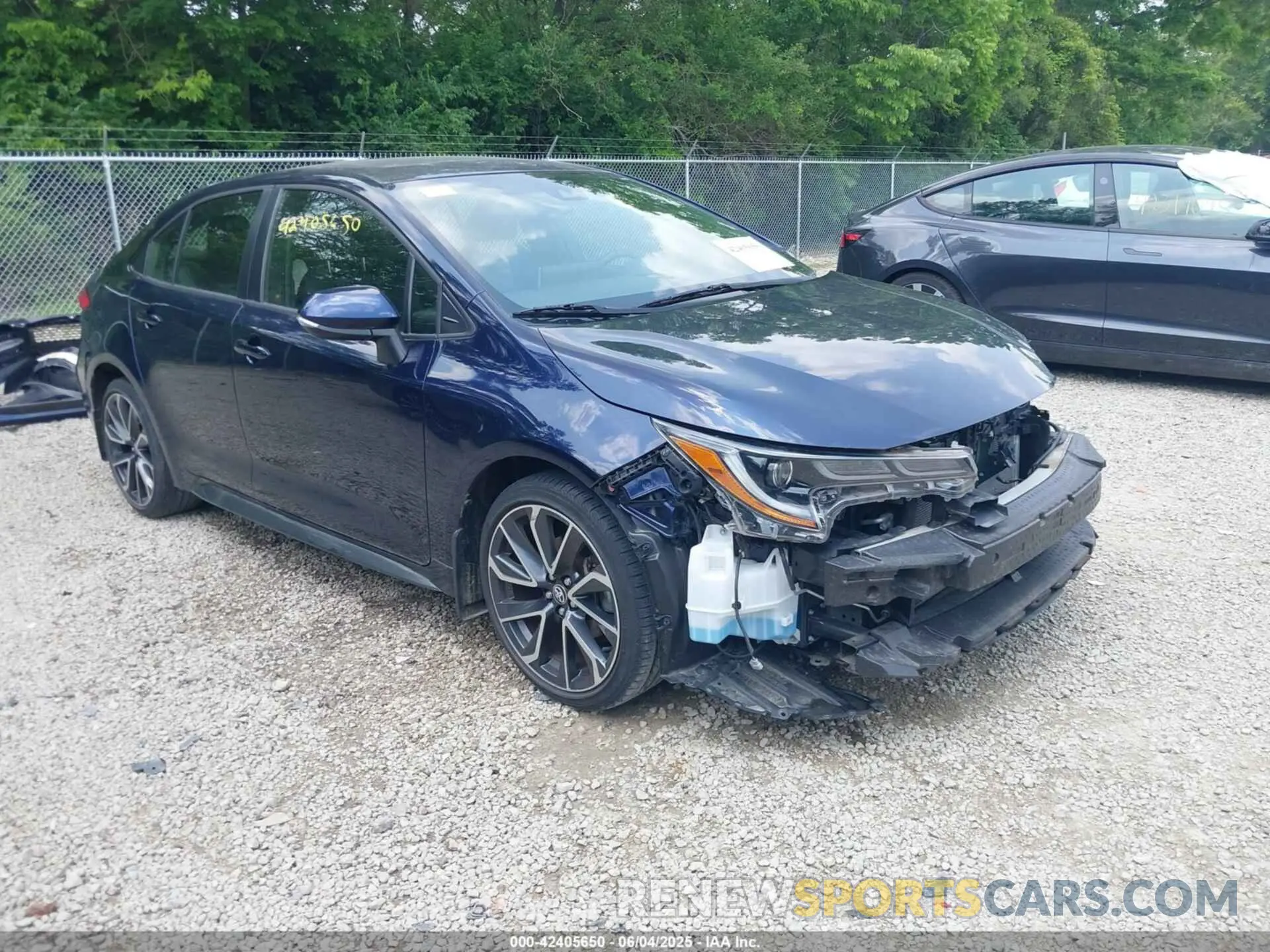 1 Photograph of a damaged car JTDP4RCE1LJ002997 TOYOTA COROLLA 2020