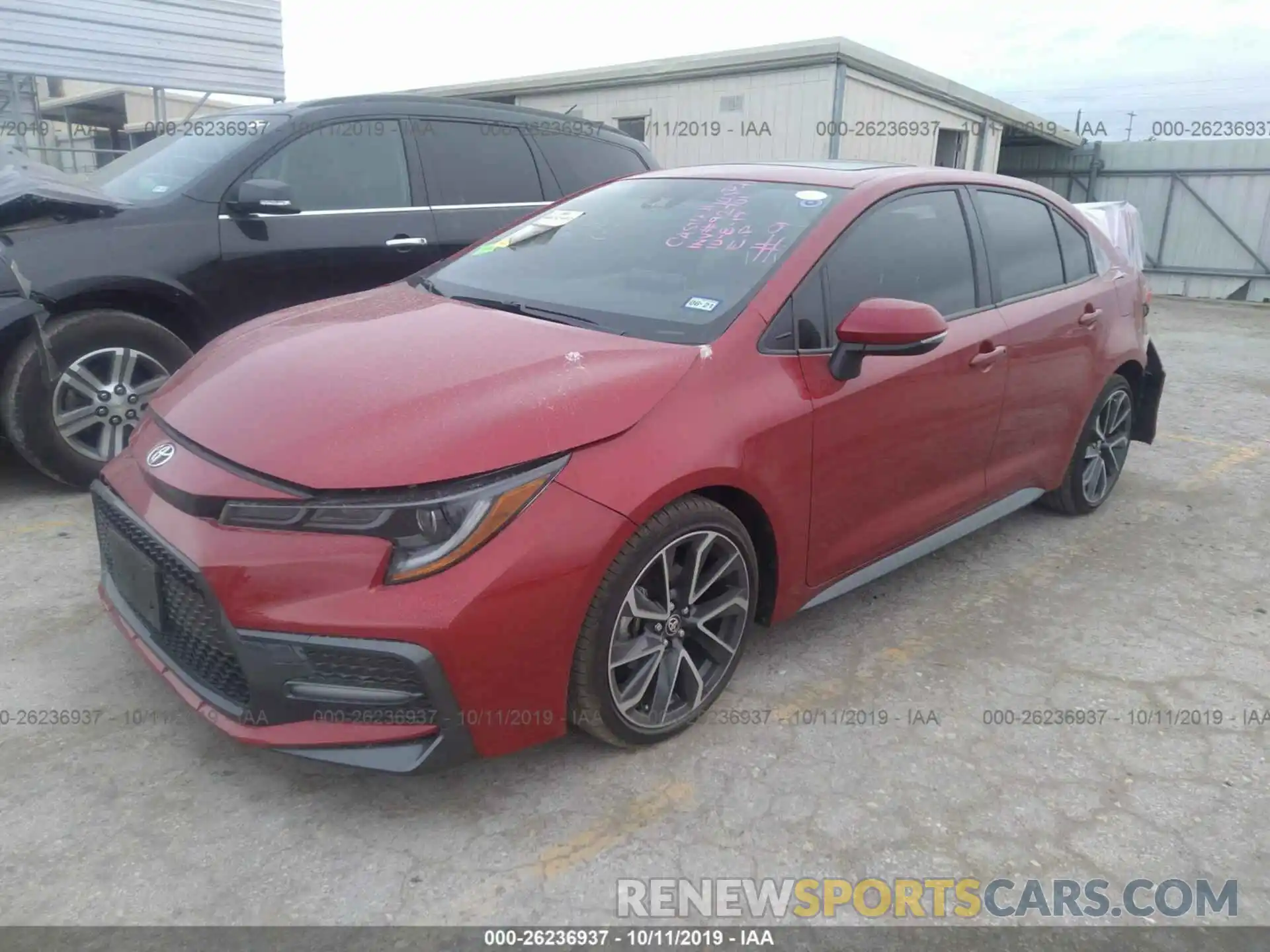 2 Photograph of a damaged car JTDP4RCE1LJ006192 TOYOTA COROLLA 2020