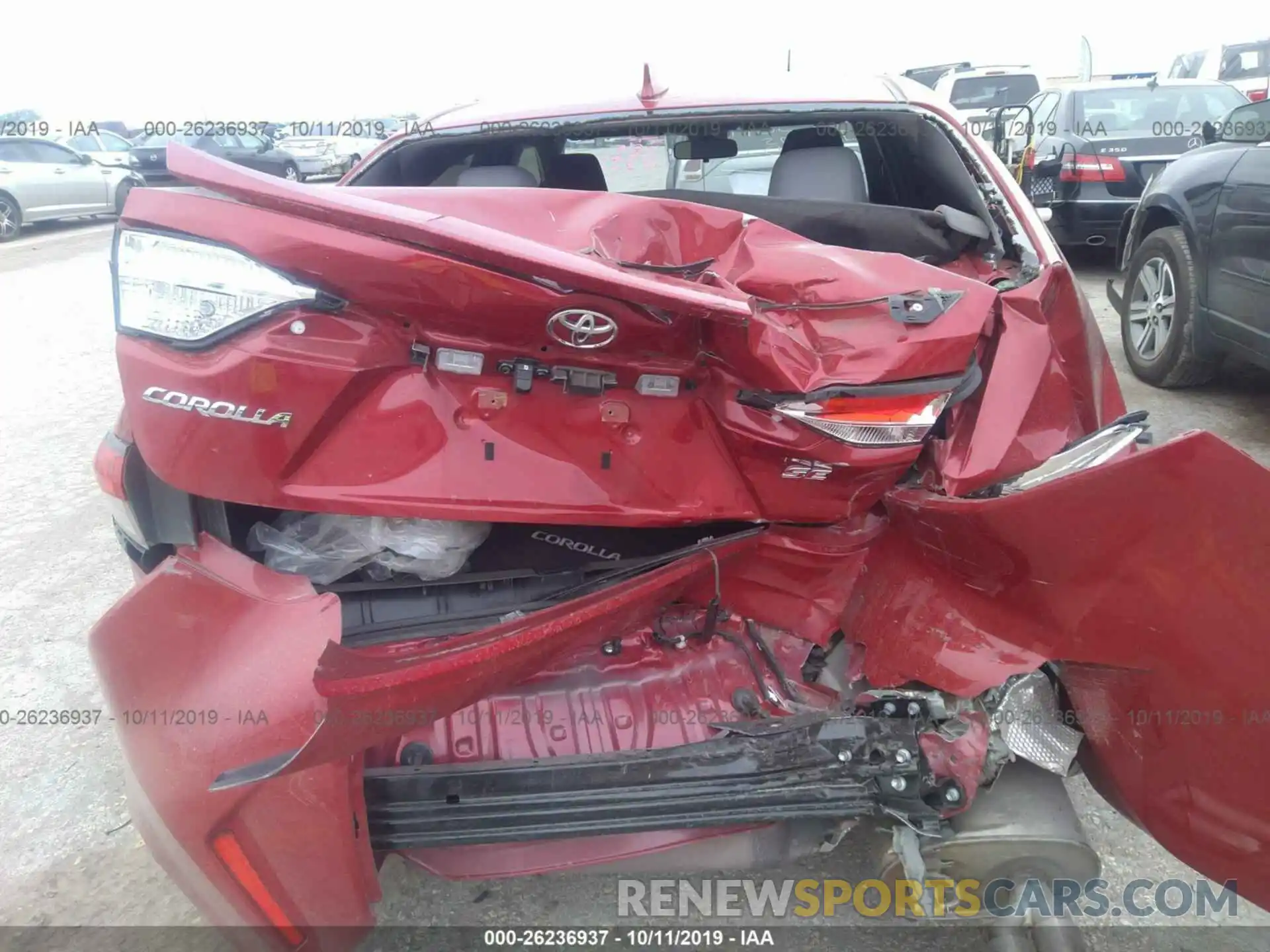 6 Photograph of a damaged car JTDP4RCE1LJ006192 TOYOTA COROLLA 2020