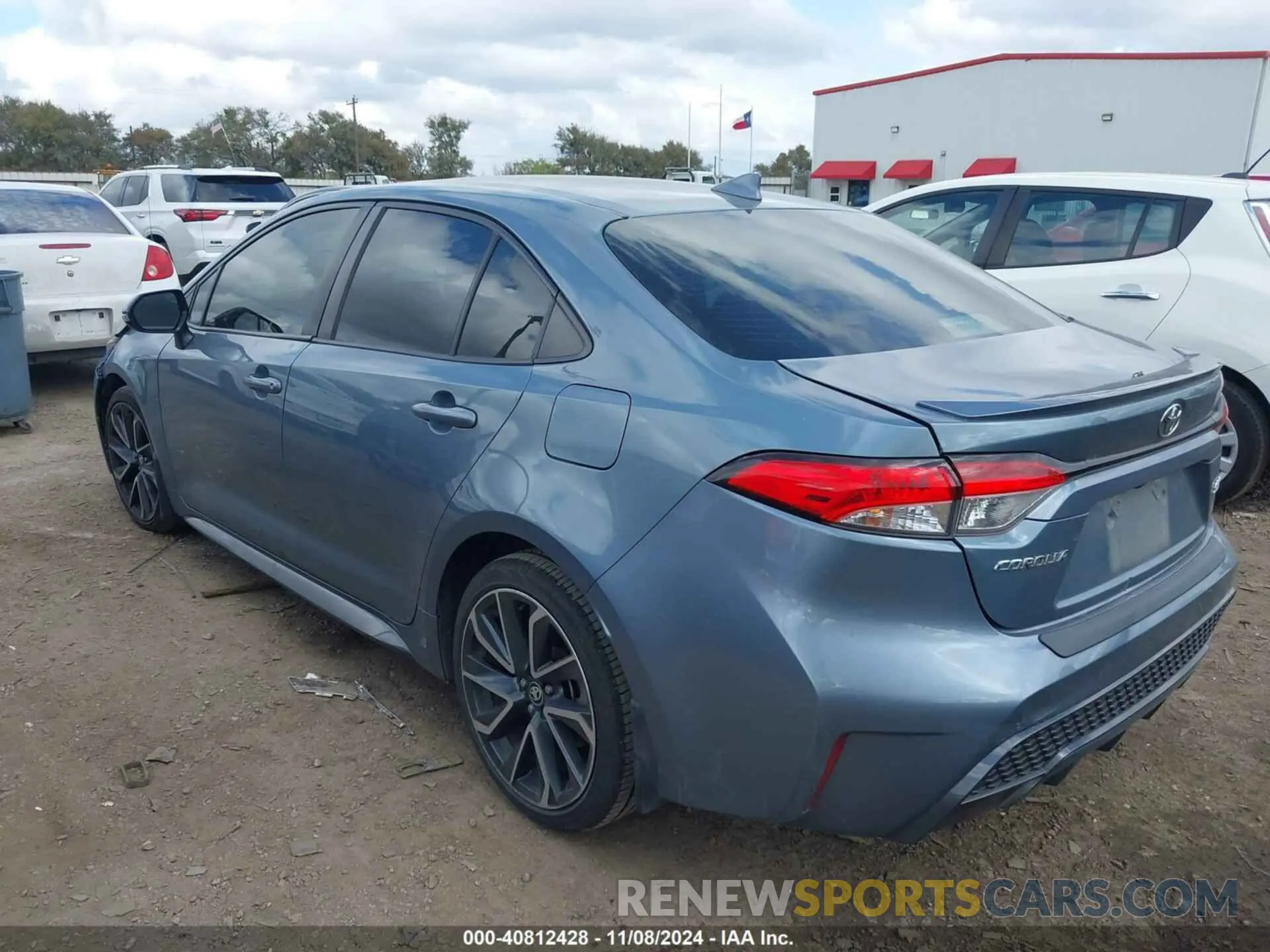 3 Photograph of a damaged car JTDP4RCE1LJ009335 TOYOTA COROLLA 2020