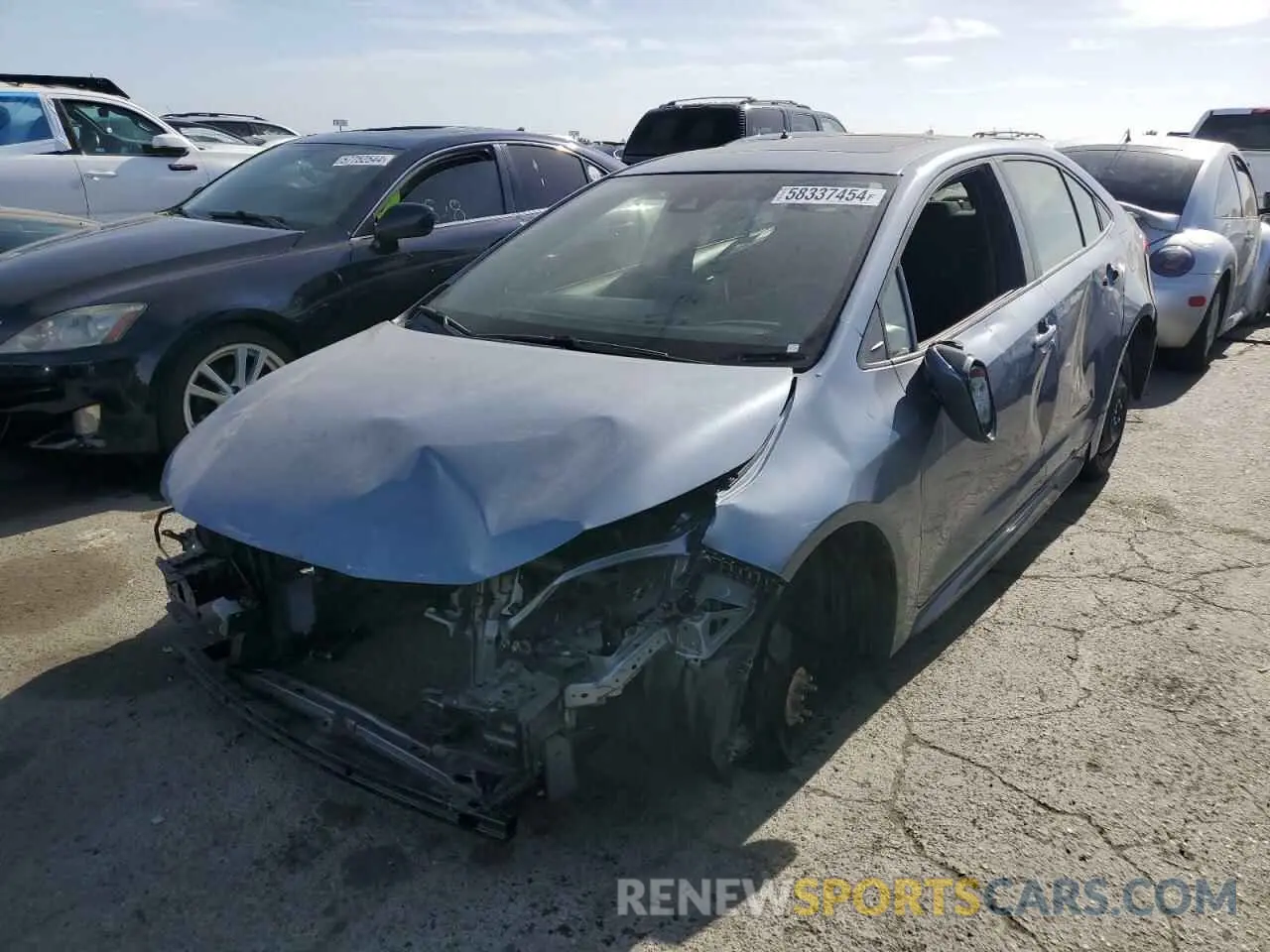 1 Photograph of a damaged car JTDP4RCE1LJ029200 TOYOTA COROLLA 2020