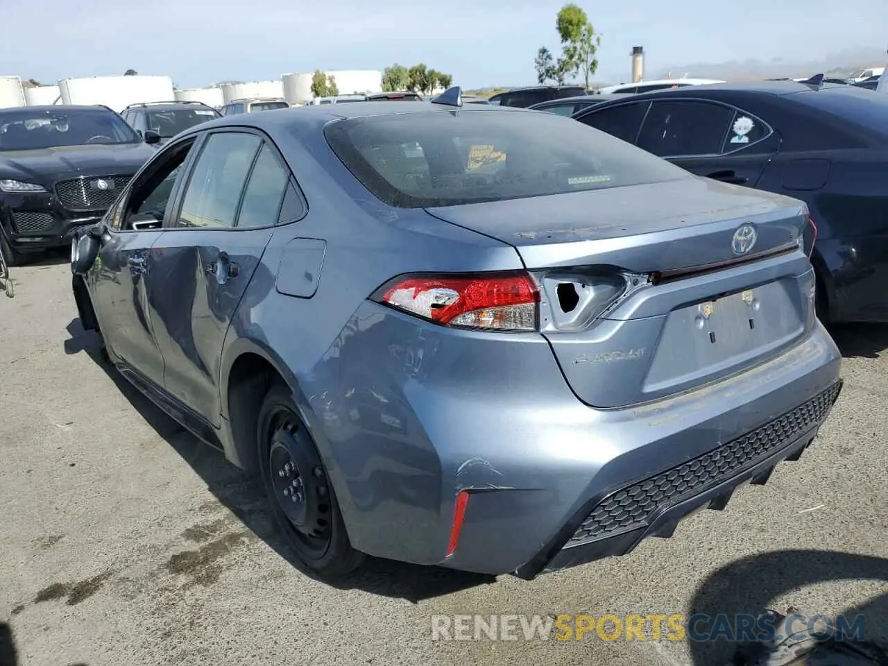 2 Photograph of a damaged car JTDP4RCE1LJ029200 TOYOTA COROLLA 2020