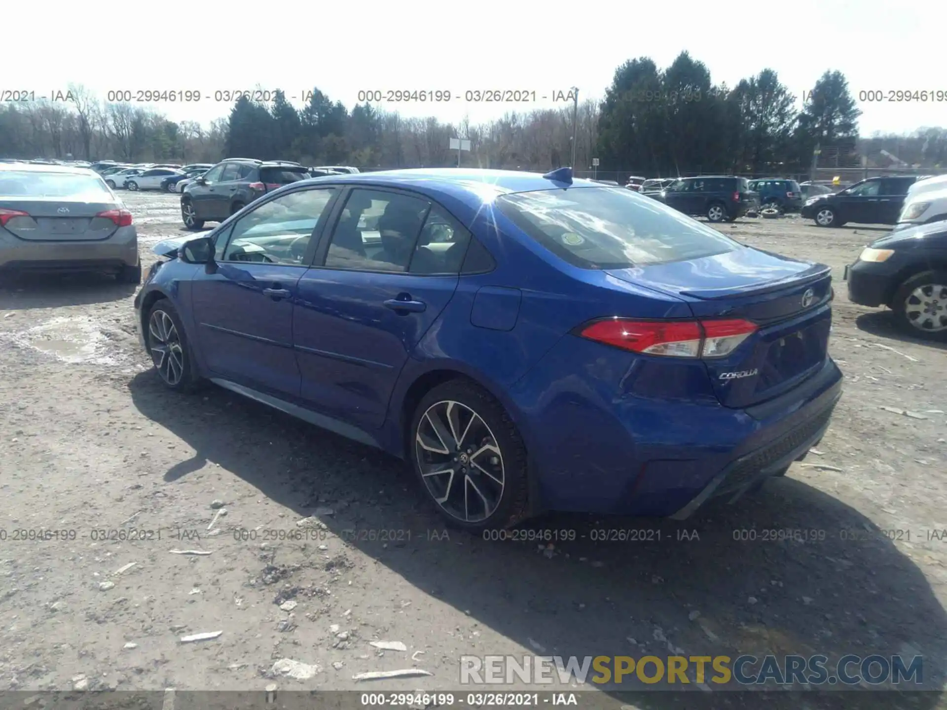 3 Photograph of a damaged car JTDP4RCE1LJ029990 TOYOTA COROLLA 2020