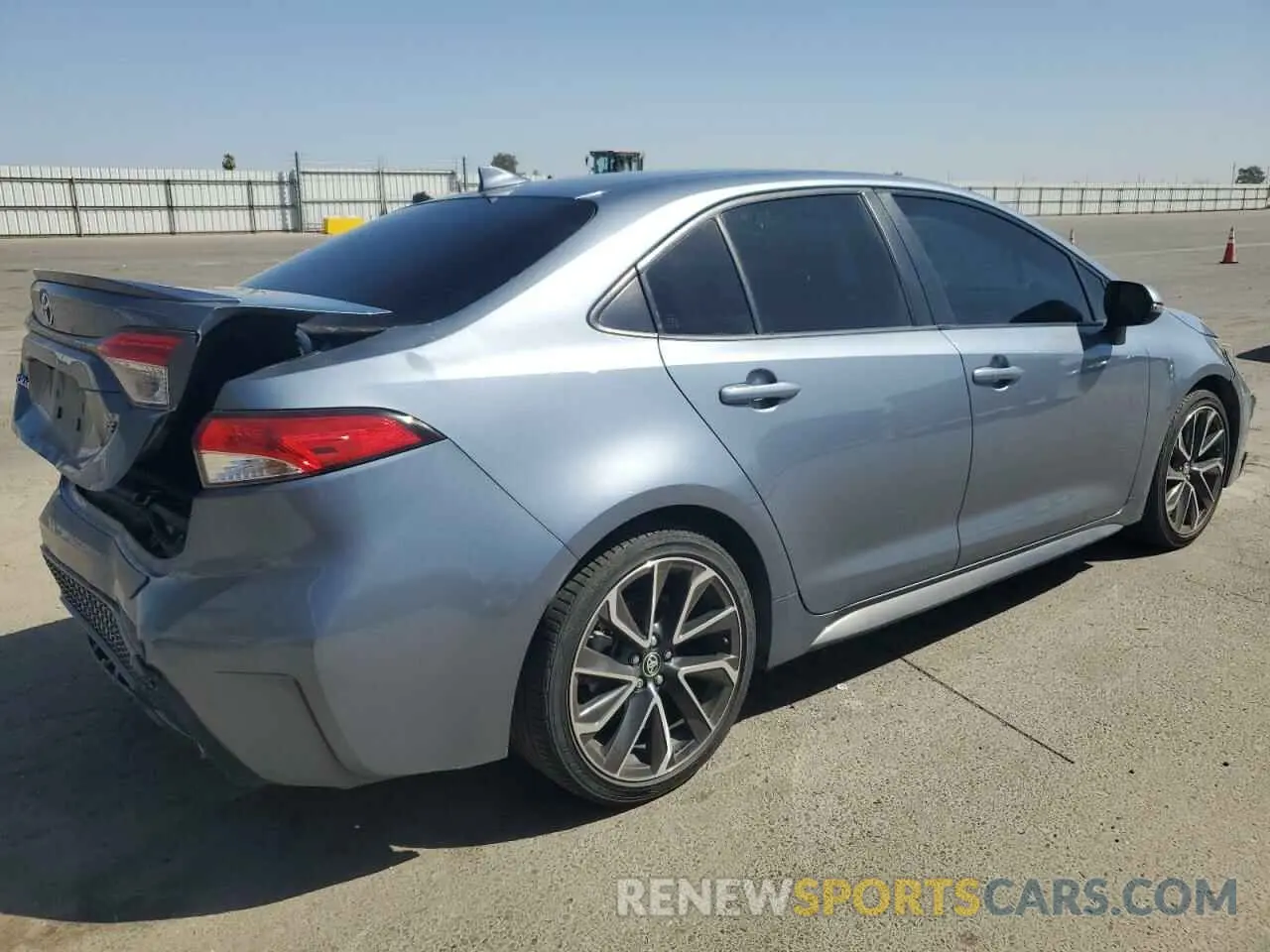 3 Photograph of a damaged car JTDP4RCE1LJ030847 TOYOTA COROLLA 2020