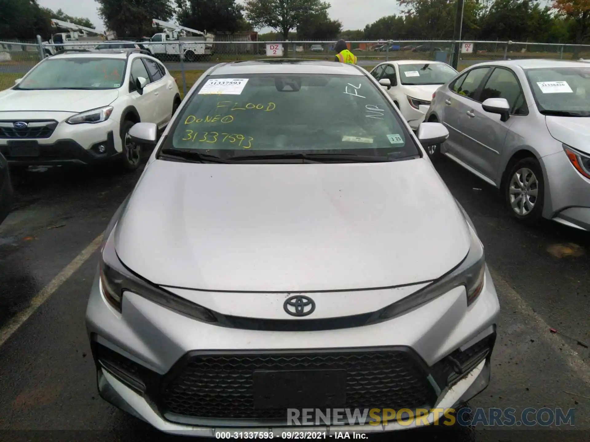 6 Photograph of a damaged car JTDP4RCE1LJ036857 TOYOTA COROLLA 2020