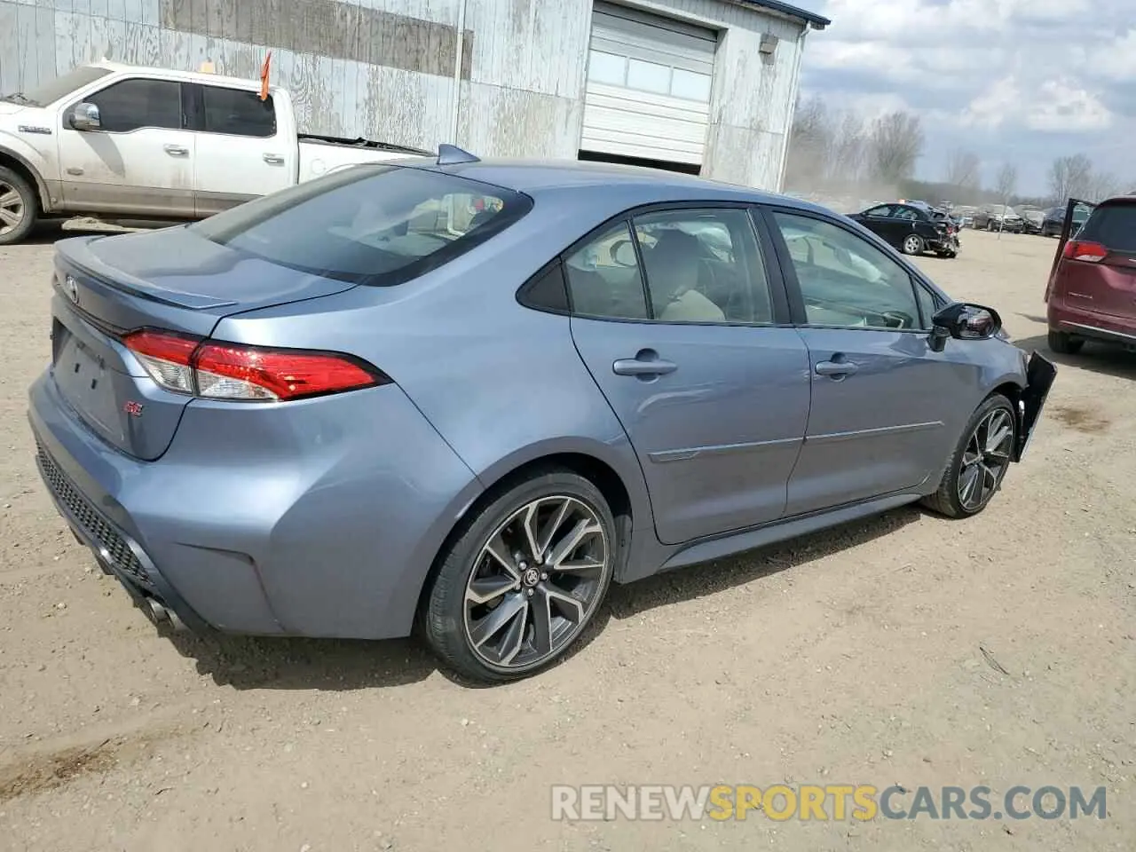 3 Photograph of a damaged car JTDP4RCE1LJ038365 TOYOTA COROLLA 2020