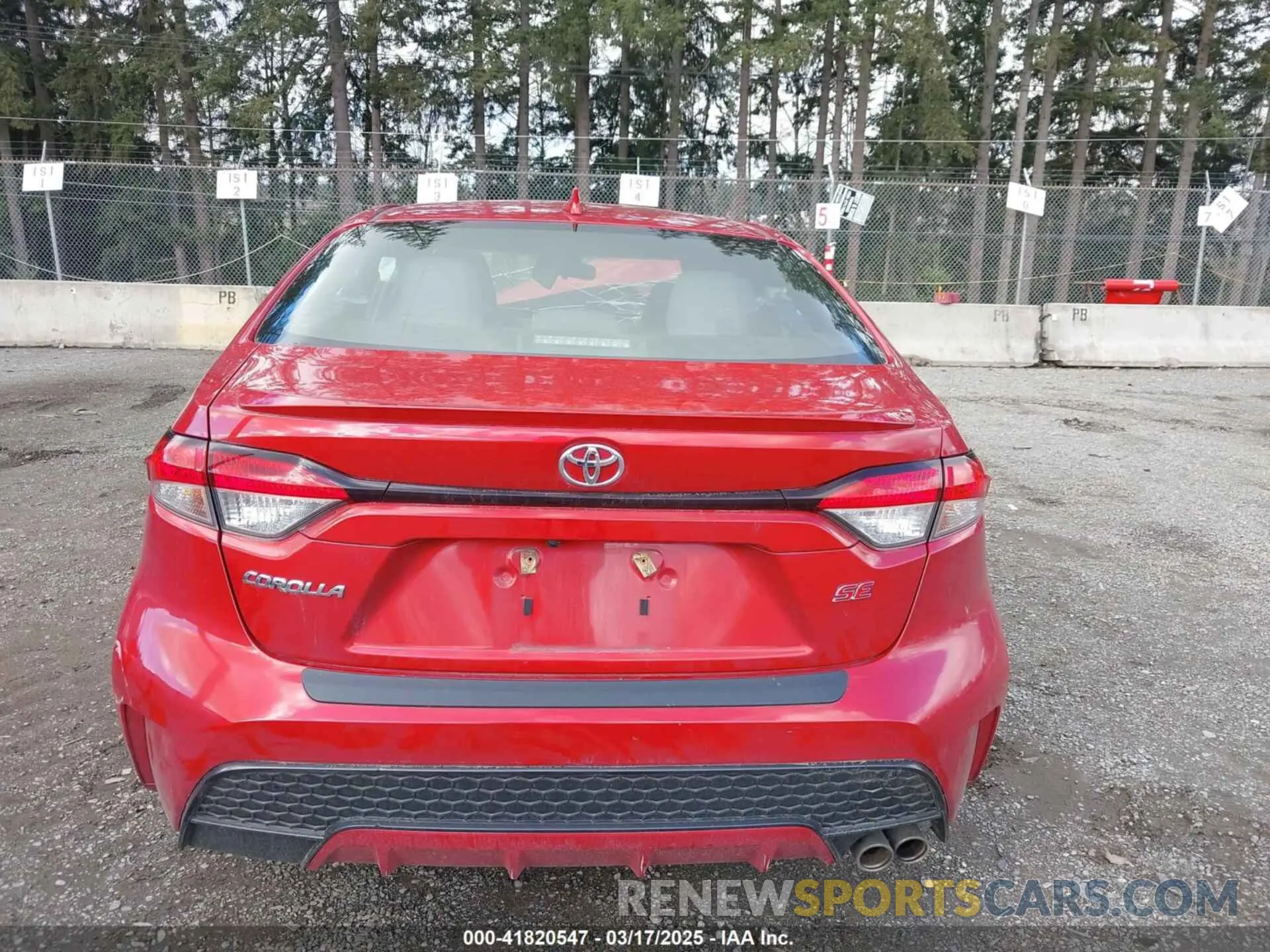 16 Photograph of a damaged car JTDP4RCE1LJ044005 TOYOTA COROLLA 2020