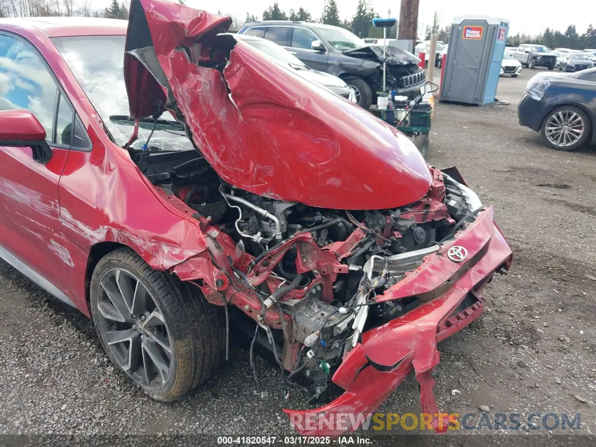 6 Photograph of a damaged car JTDP4RCE1LJ044005 TOYOTA COROLLA 2020